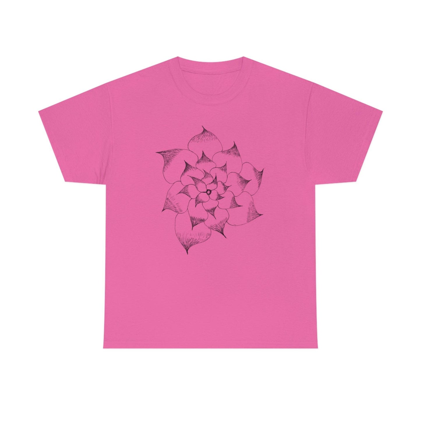 Flower Tee, custom designed tee, flower t-shirt, floral graphic tee - Giftsmojo