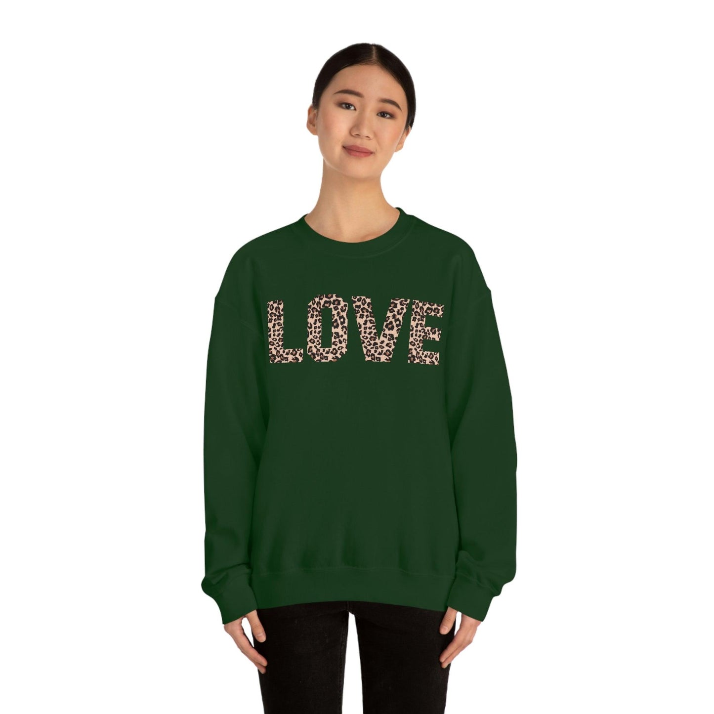 Leopard print love Sweatshirt