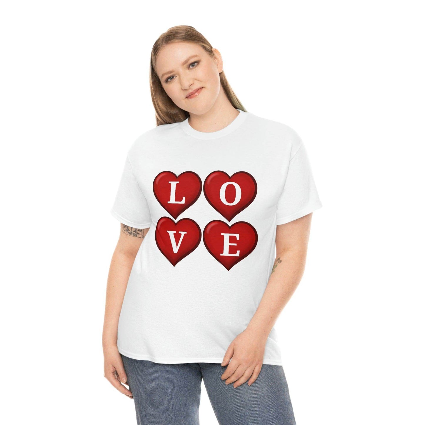 4hearts love Tee - Giftsmojo