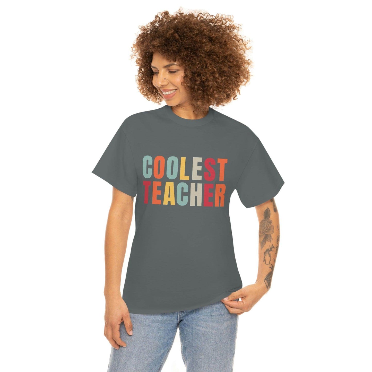 Teacher appreciation gift - Coolest Teacher Shirt - Teacher shirt - Giftsmojo