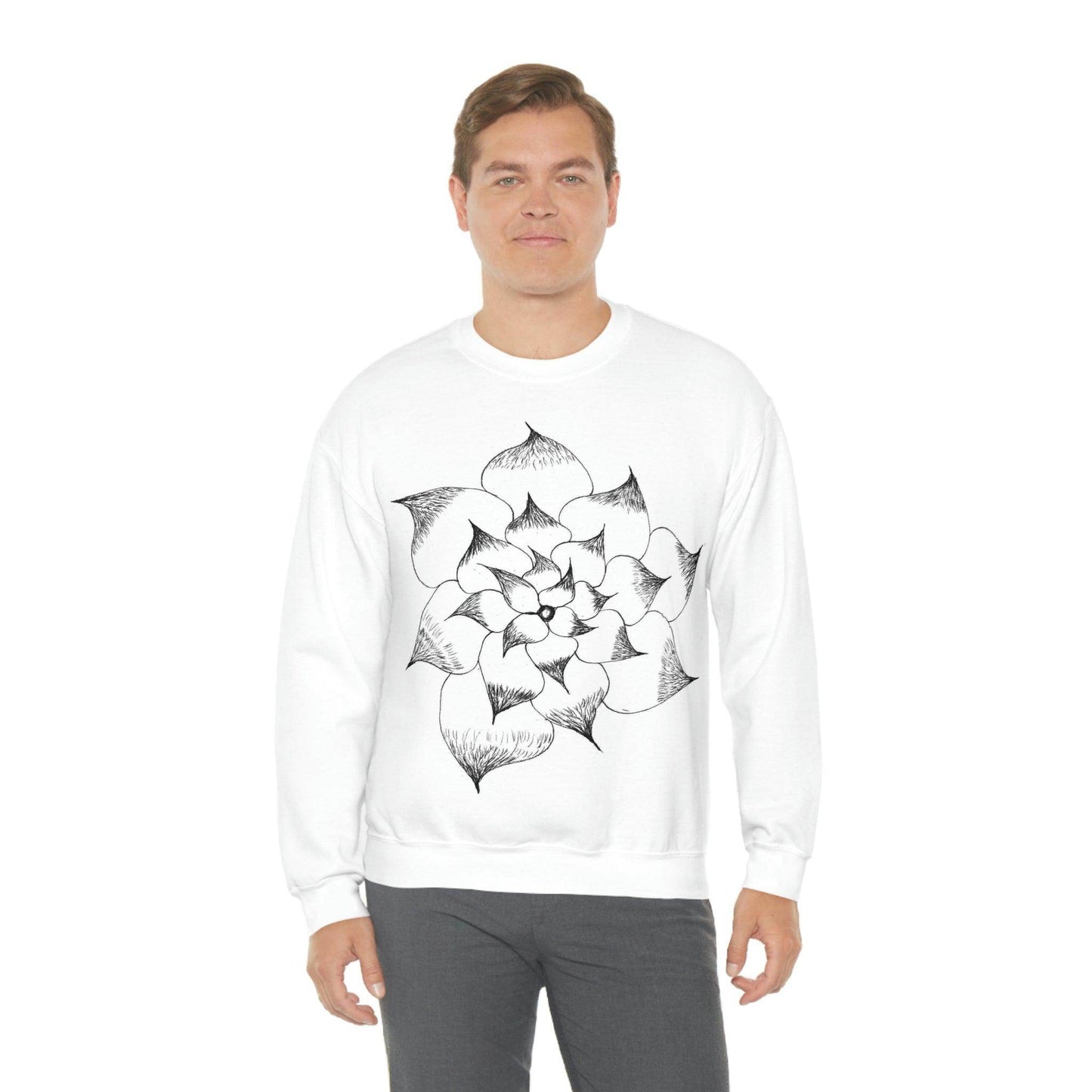 Flower Sweatshirt, floral sweatshirt flower shirt wildflower sweatshirt - Giftsmojo