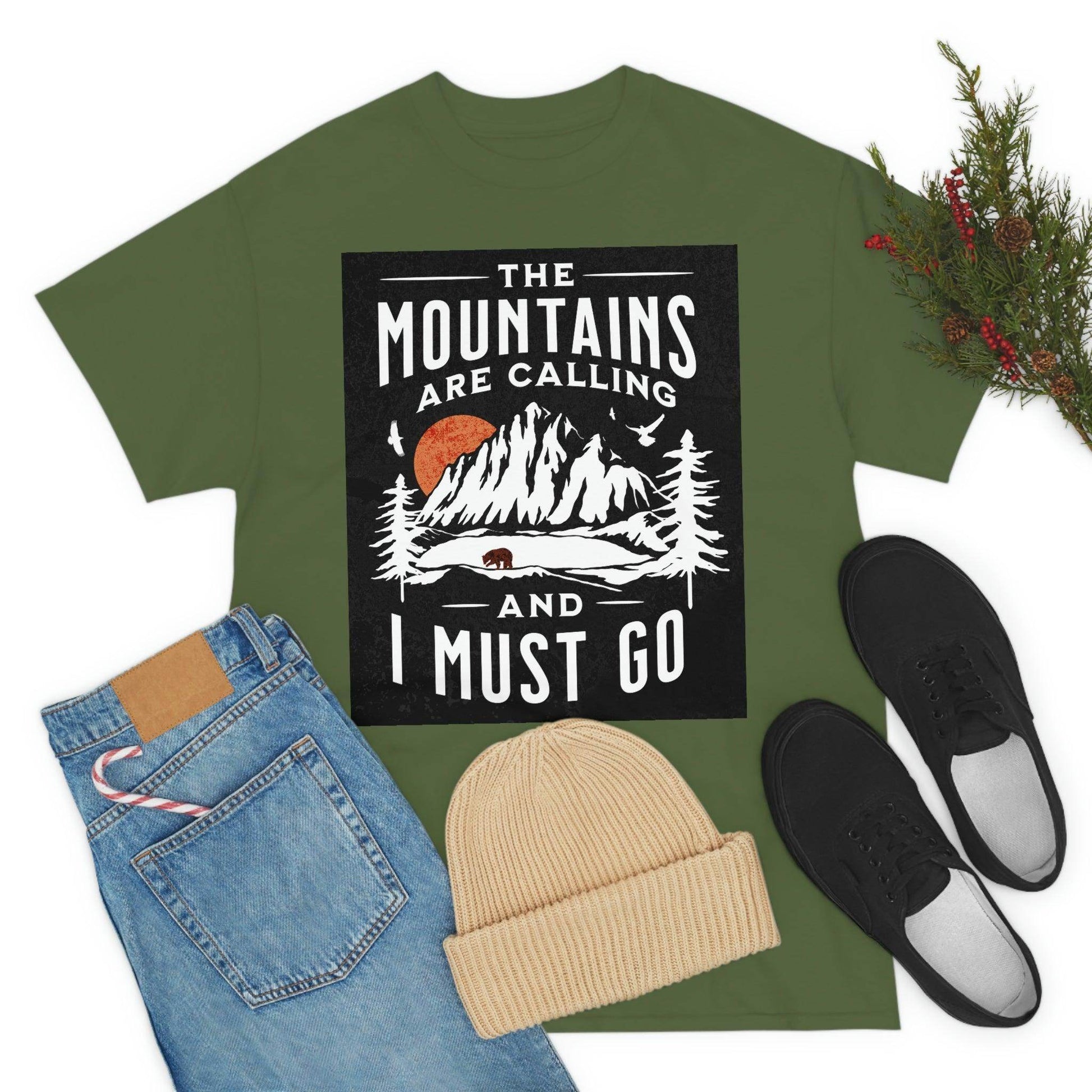 The Mountains are calling Tee - Giftsmojo