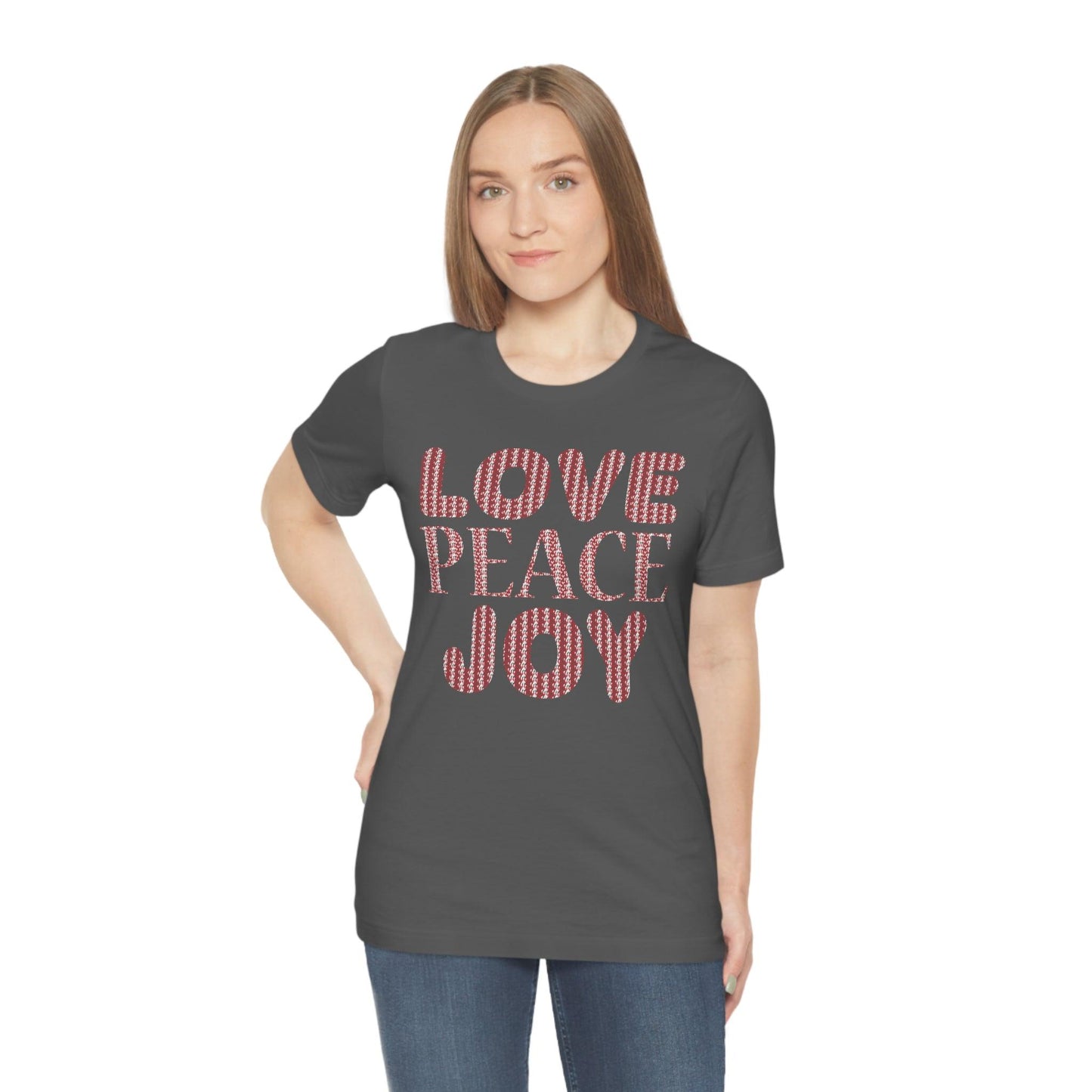 love peace joy Tee - Giftsmojo