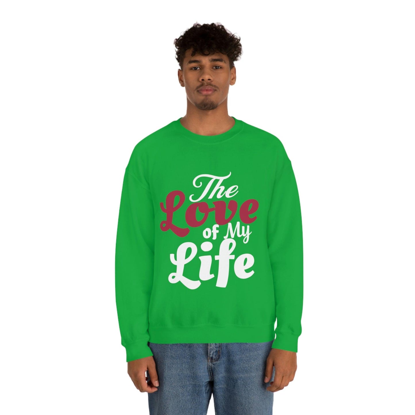 Love Sweatshirt, Love Shirt, Gift For Fiance, Newlywed Gift, Gift For Wife, Engagement Shirt,The Love of My Life, Valentine's day gift