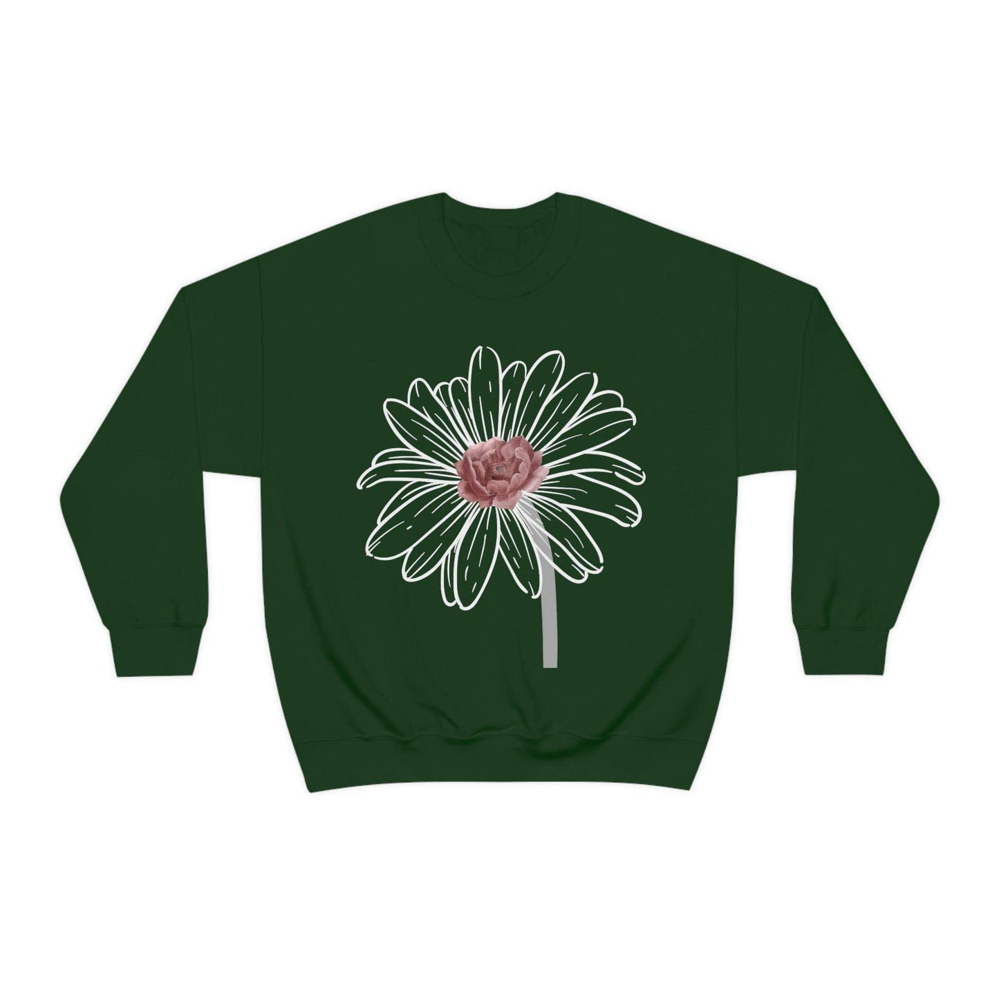 Floral Sweatshirt, Wildflower Sweatshirt, Flower sweatshirt, Wild Flowers - Giftsmojo