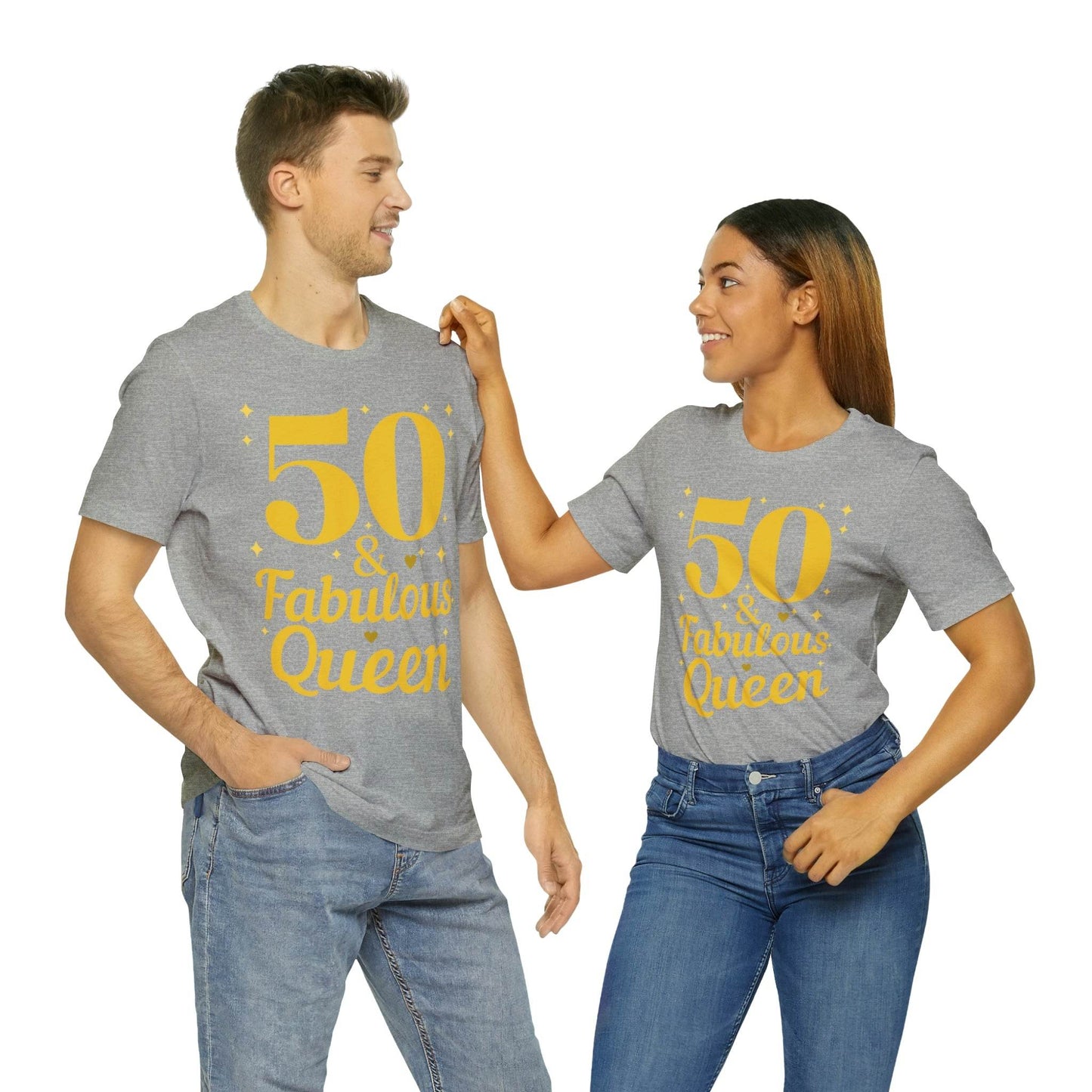 50 and Fabulous Queen shirt, Funny 50th birthday shirt - Giftsmojo