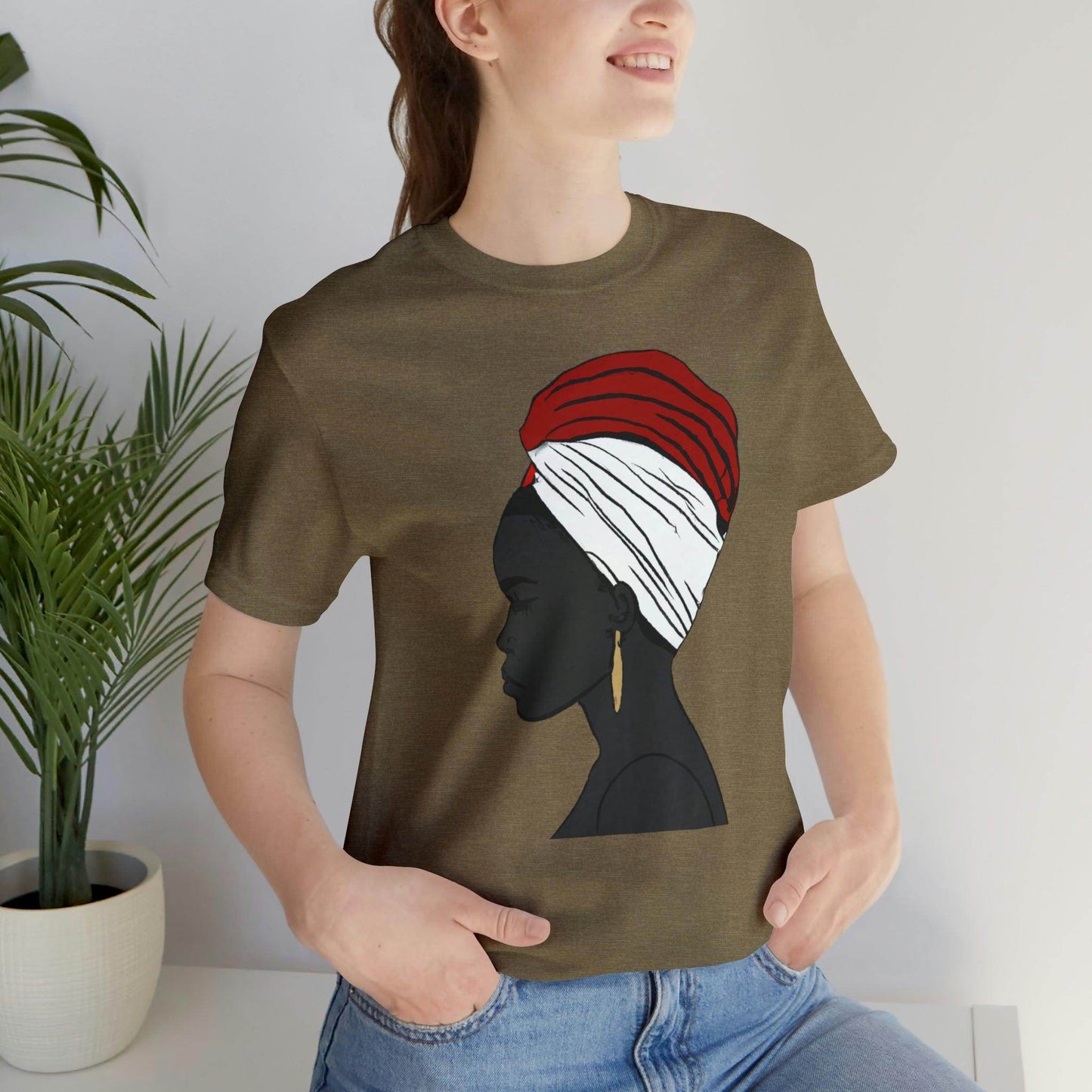 African Woman Art Shirt, Black Queen Shirt - Giftsmojo