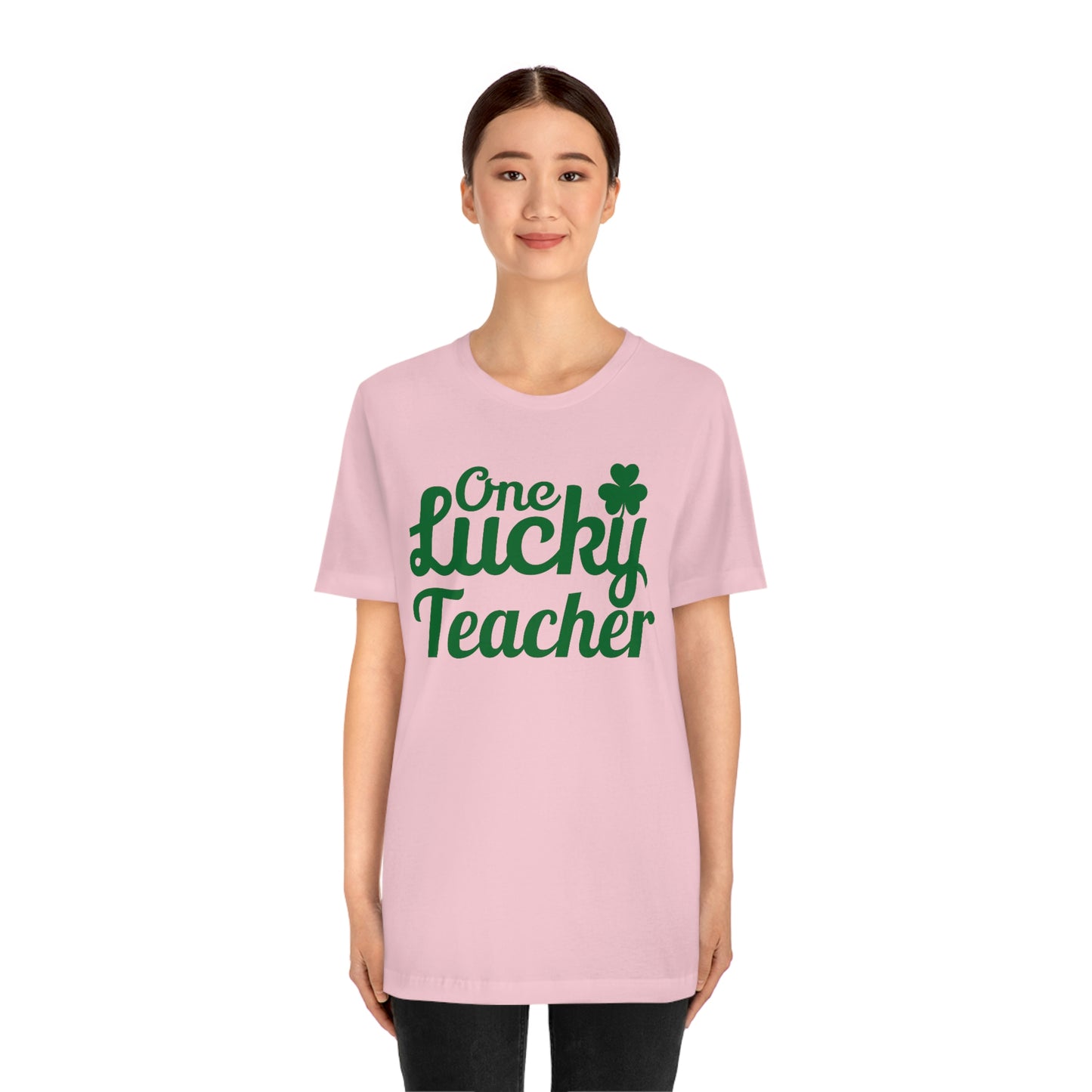 One Lucky Teacher Shirt feeling Lucky St Patrick's Day shirt - Funny St Paddy's day Funny Shirt