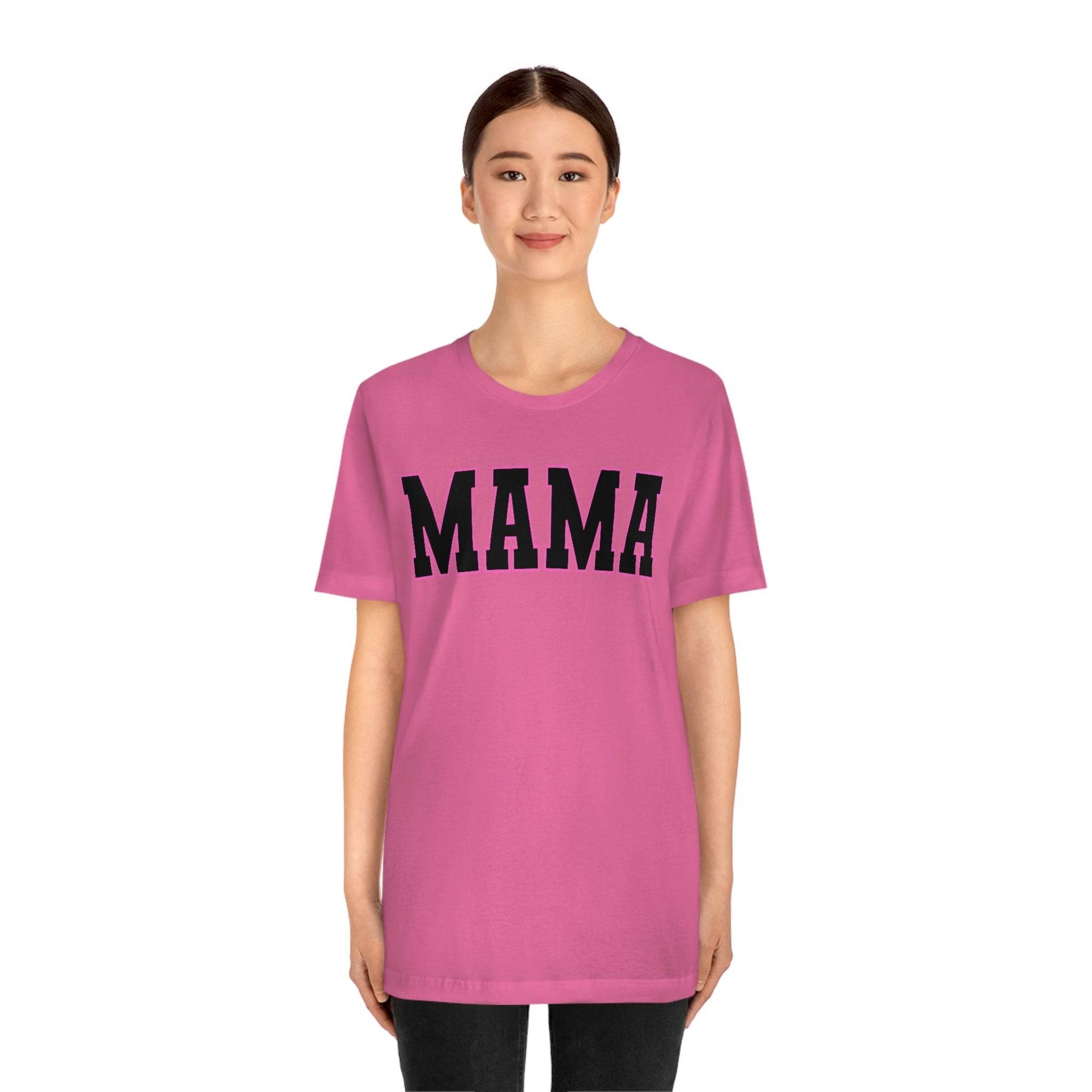 Cute Mama shirt mom shirt gift for her - mothers day shirt mothers day gift mom life shirt - retro mama shirt boy mama shirt mama t-shirt - Giftsmojo