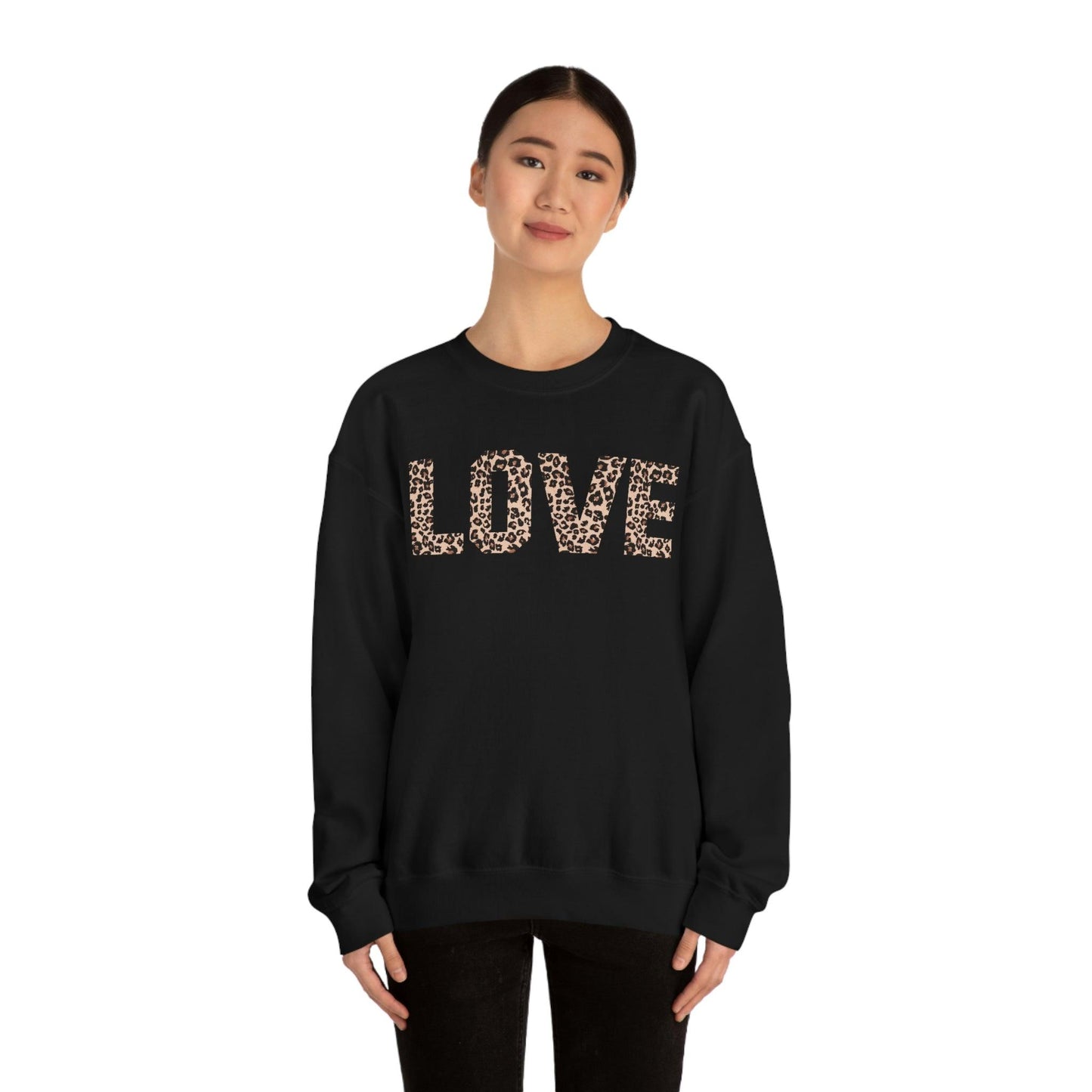 Leopard print love Sweatshirt