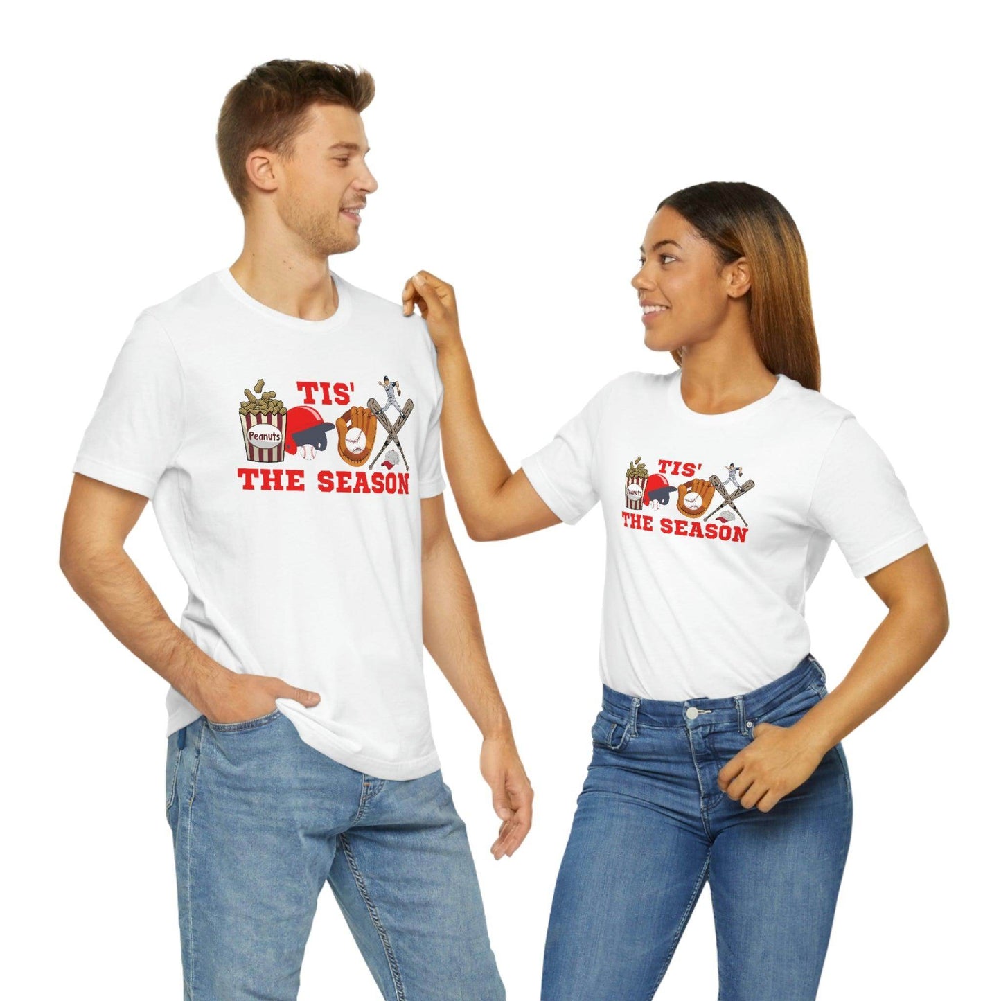 Tis the season Baseball shirt baseball tee baseball tshirt - sport shirt Baseball Mom shirt, Baseball Mama shirt, gift for him gameday shirt - Giftsmojo