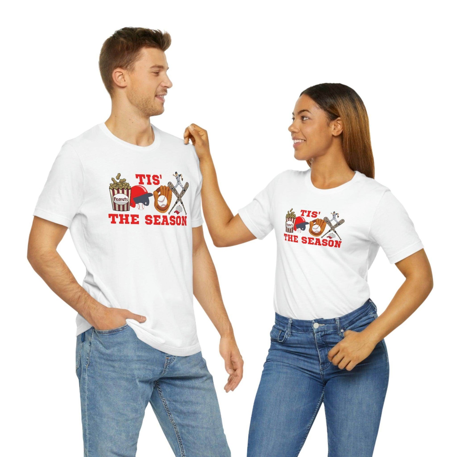 Tis the season Baseball shirt baseball tee baseball tshirt - sport shirt Baseball Mom shirt, Baseball Mama shirt, gift for him gameday shirt - Giftsmojo