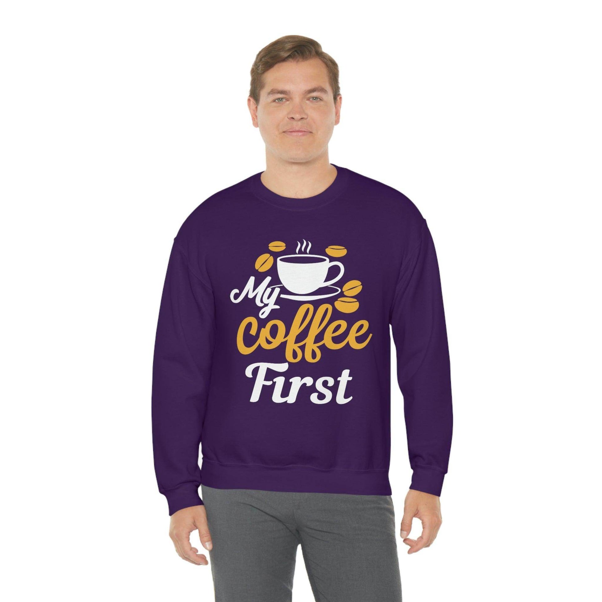 My Coffee First Sweatshirt - Giftsmojo