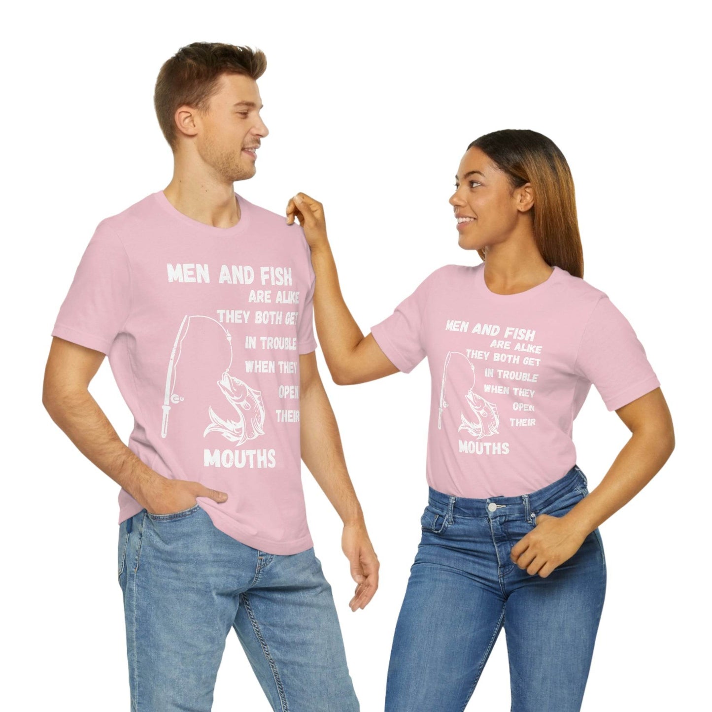Men and Fish are Alike - Funny fishing shirt - Giftsmojo