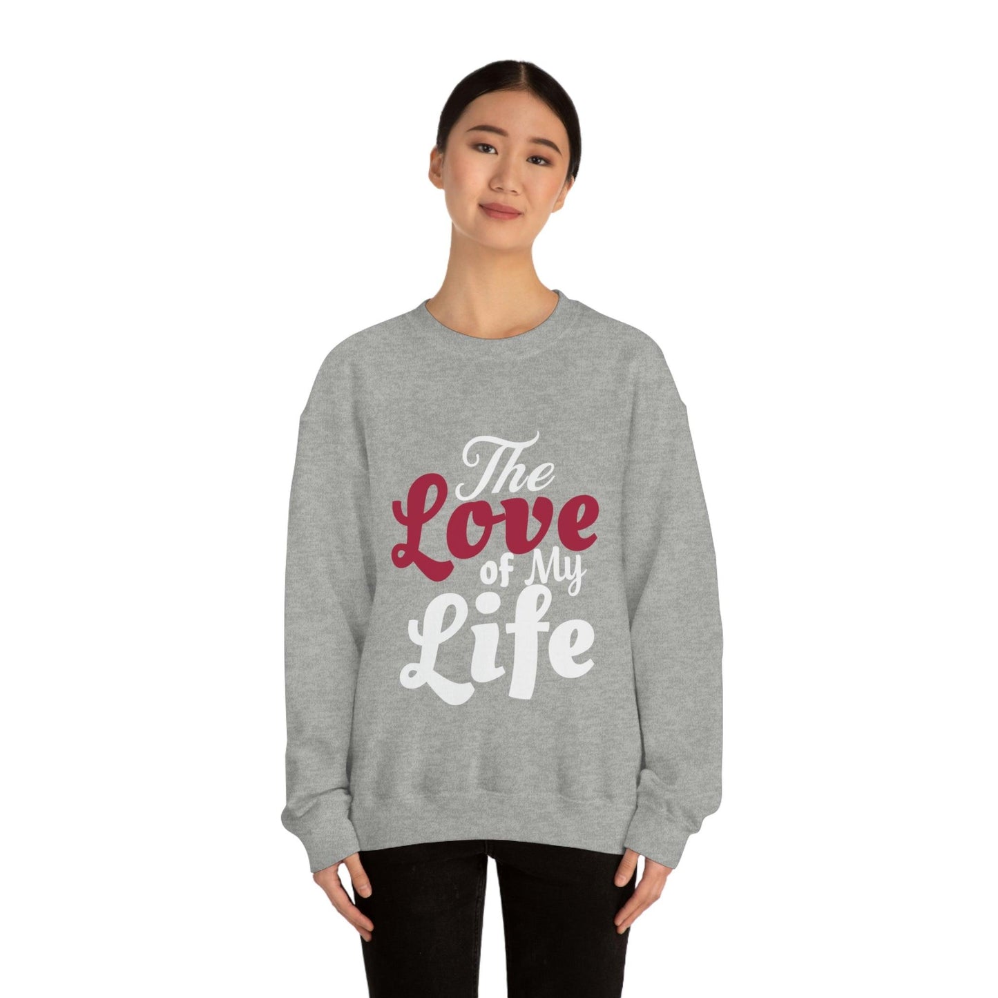 Love Sweatshirt, Love Shirt, Gift For Fiance, Newlywed Gift, Gift For Wife, Engagement Shirt,The Love of My Life, Valentine's day gift