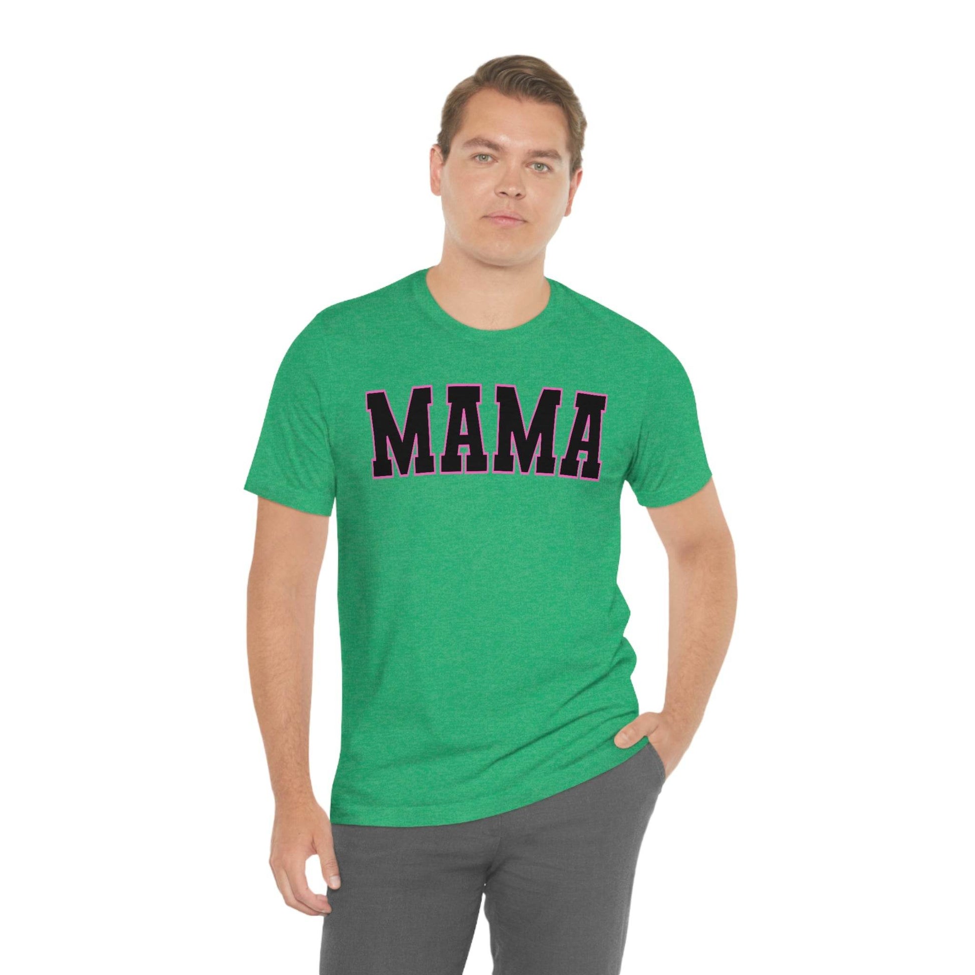 Cute Mama shirt mom shirt gift for her - mothers day shirt mothers day gift mom life shirt - retro mama shirt boy mama shirt mama t-shirt - Giftsmojo