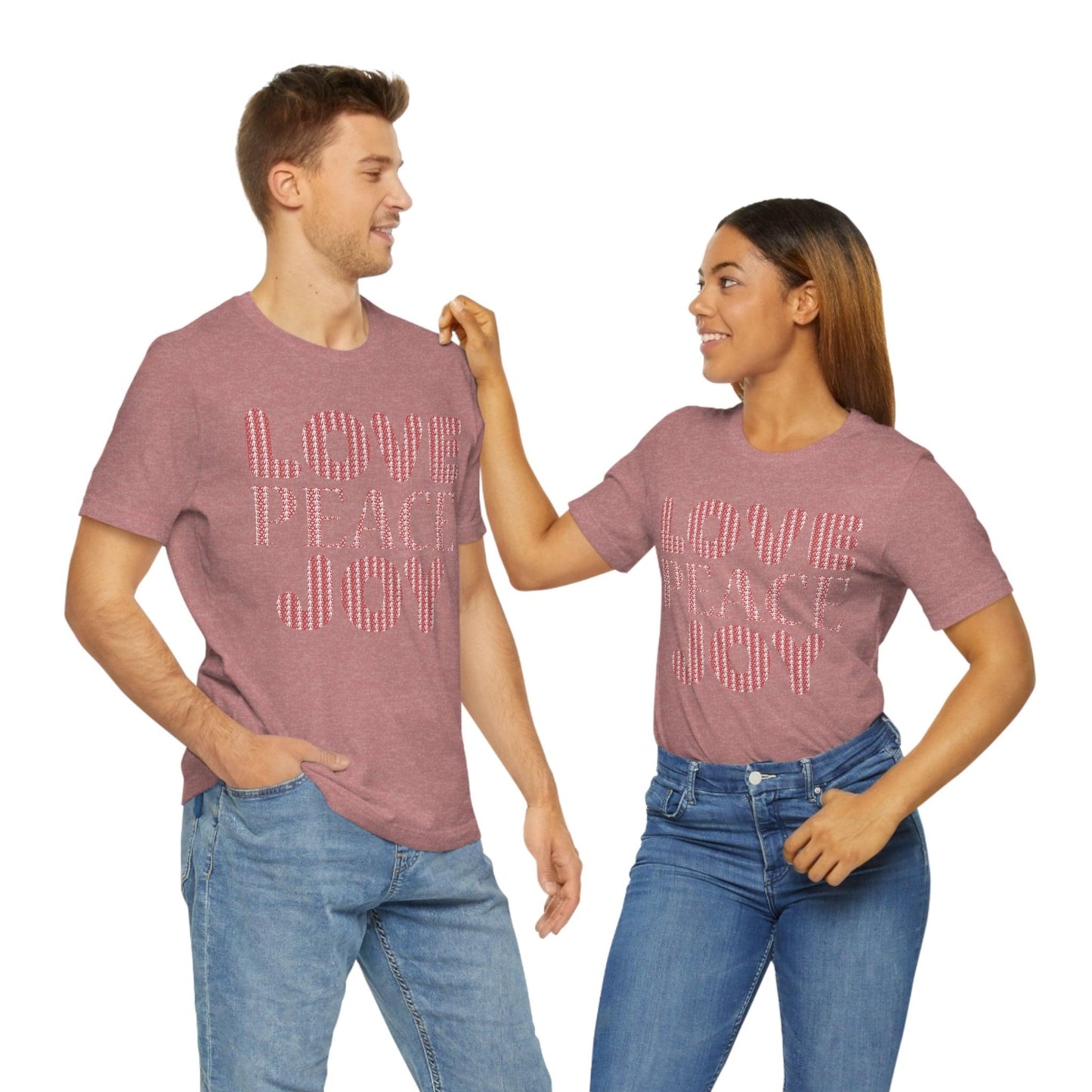 love peace joy Tee - Giftsmojo
