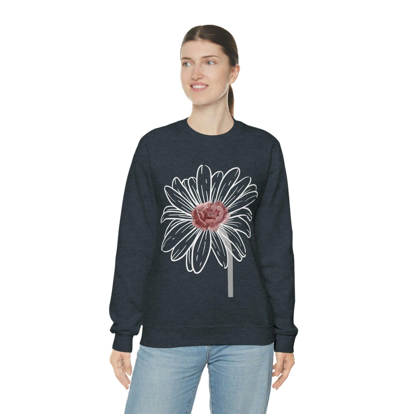 Floral Sweatshirt, Wildflower Sweatshirt, Flower sweatshirt, Wild Flowers