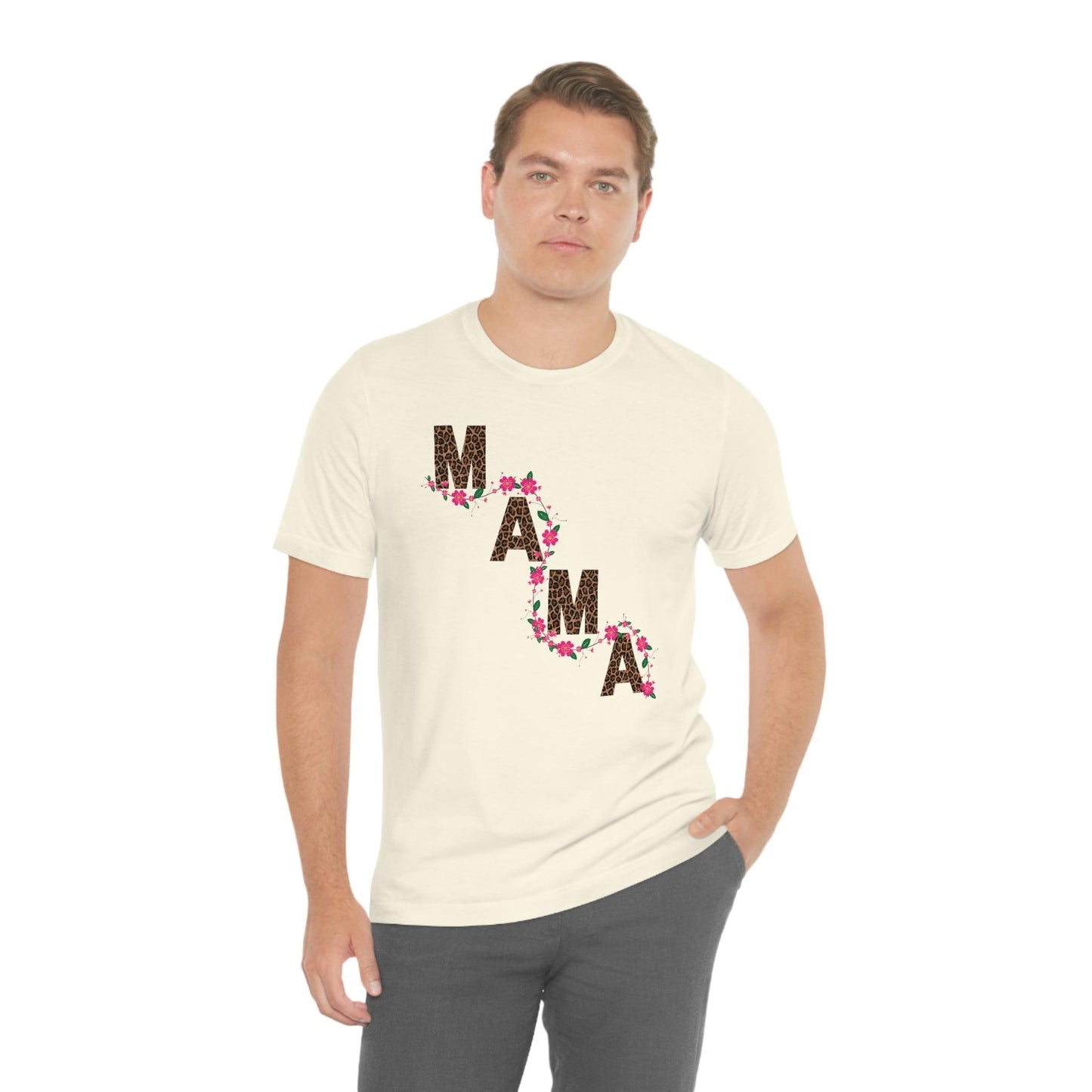 Leopard print Mama shirt Flower mama shirt - Leopard Mama Shirt mothers day shirt new mom shirt - Giftsmojo