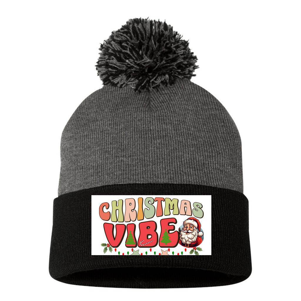 Christmas Vibe Knit Beanie - Christmas Winter Hat - Giftsmojo