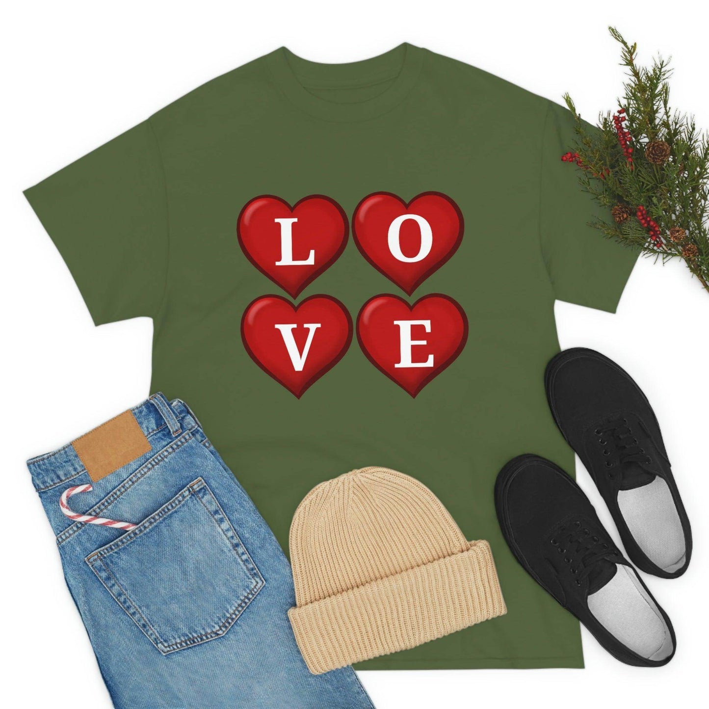 4hearts love Tee - Giftsmojo