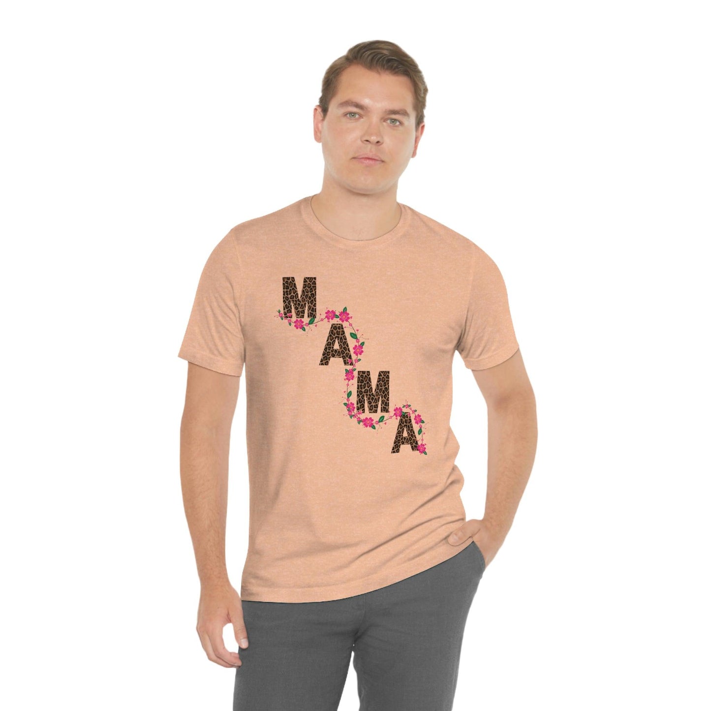 Leopard print Mama shirt Flower mama shirt - Leopard Mama Shirt mothers day shirt new mom shirt - Giftsmojo