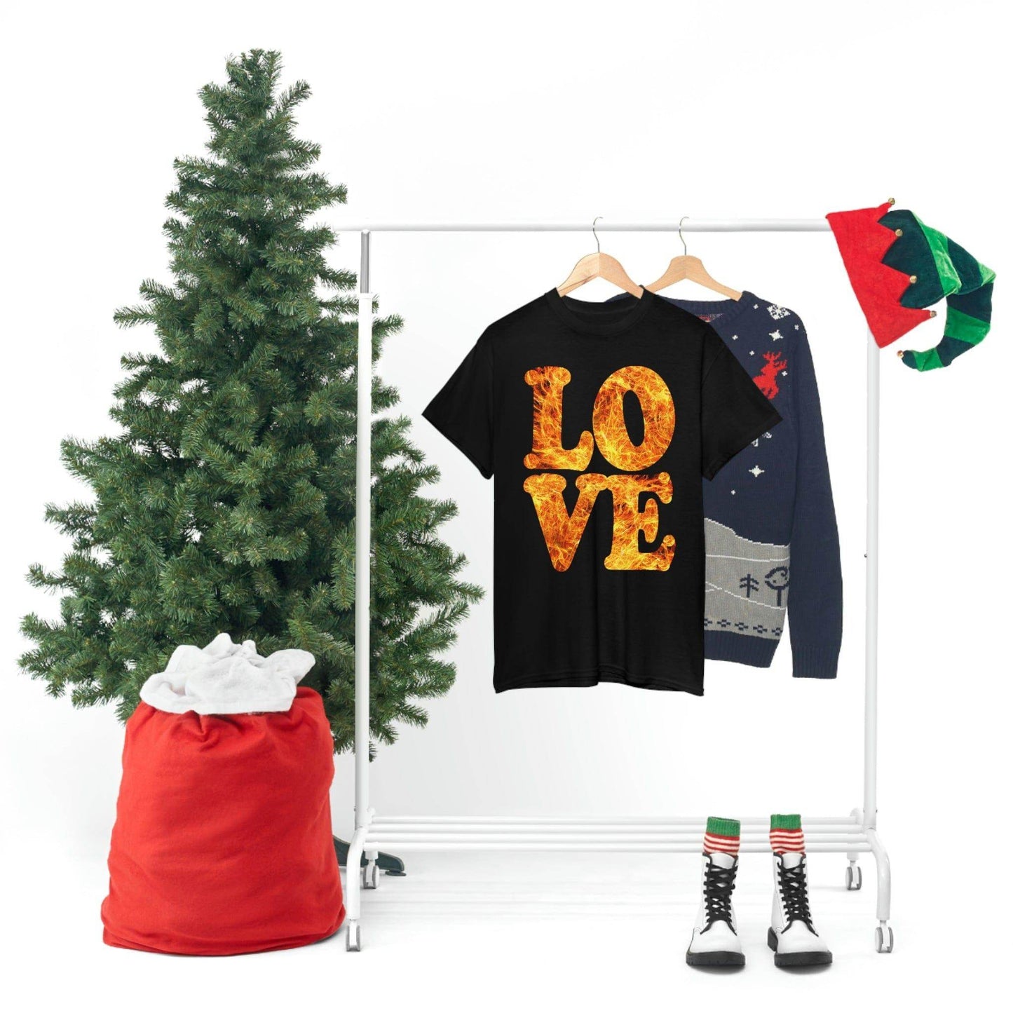 love fire big Tee - Giftsmojo