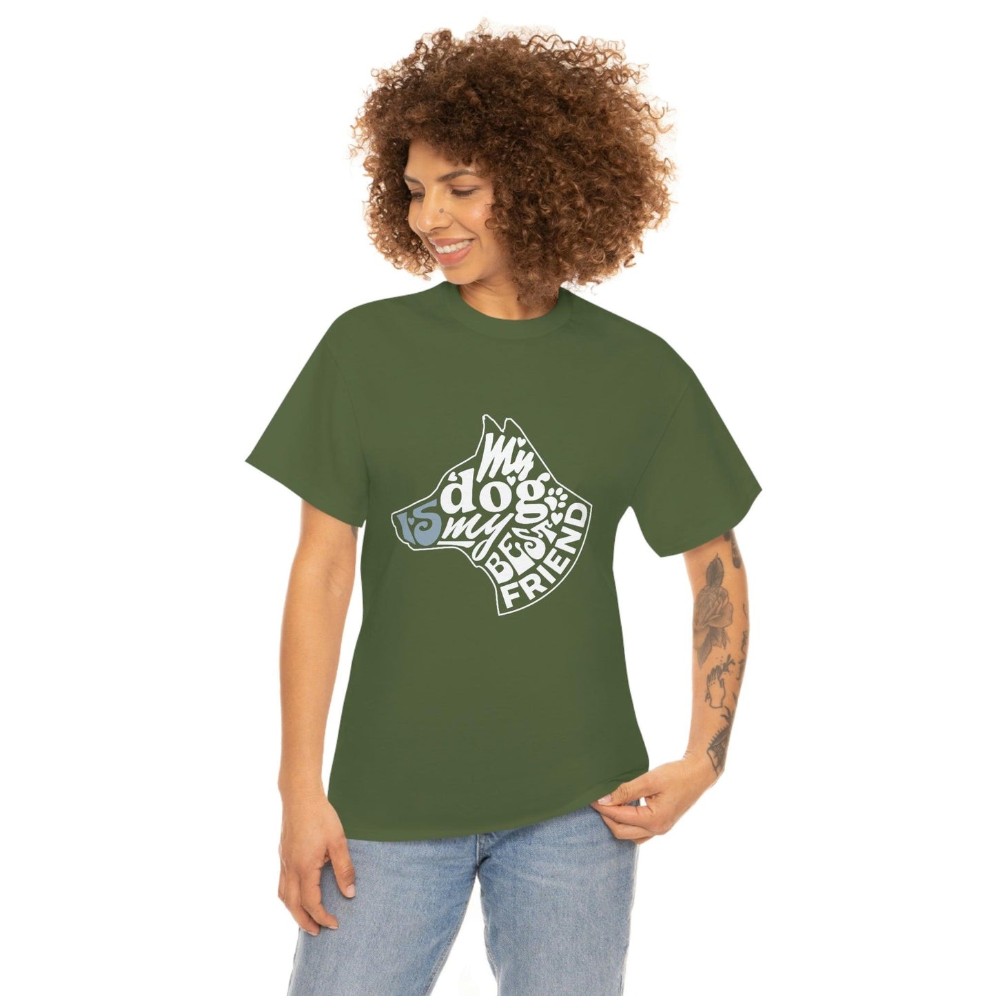 My Dog is My Best Friend Tee - Giftsmojo