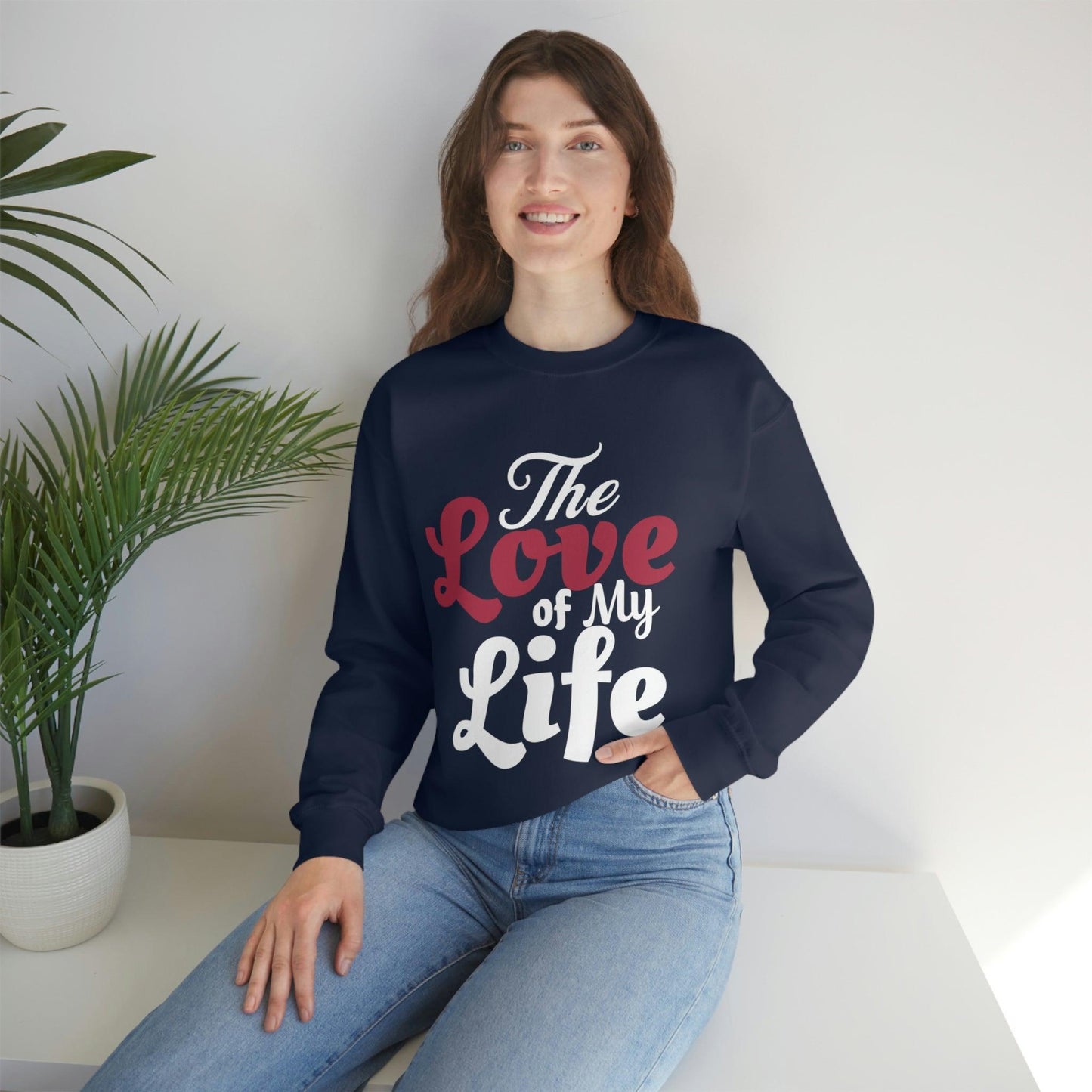 Love Sweatshirt, Love Shirt, Gift For Fiance, Newlywed Gift, Gift For Wife, Engagement Shirt,The Love of My Life, Valentine's day gift