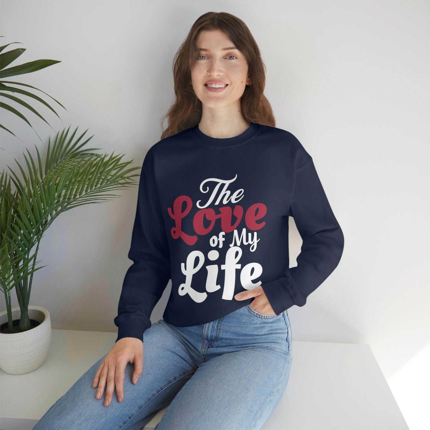 Love Sweatshirt, Love Shirt, Gift For Fiance, Newlywed Gift, Gift For Wife, Engagement Shirt,The Love of My Life, Valentine's day gift - Giftsmojo