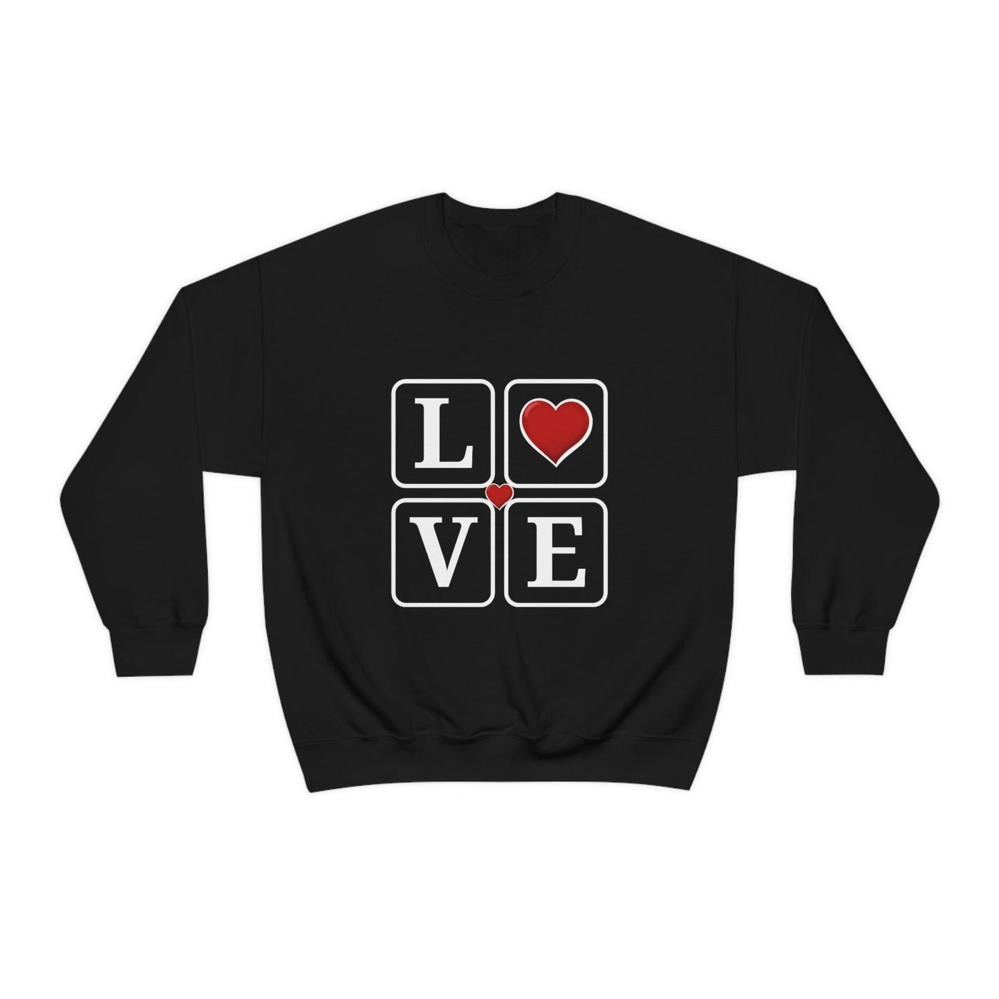 Love square Hearts Sweatshirt