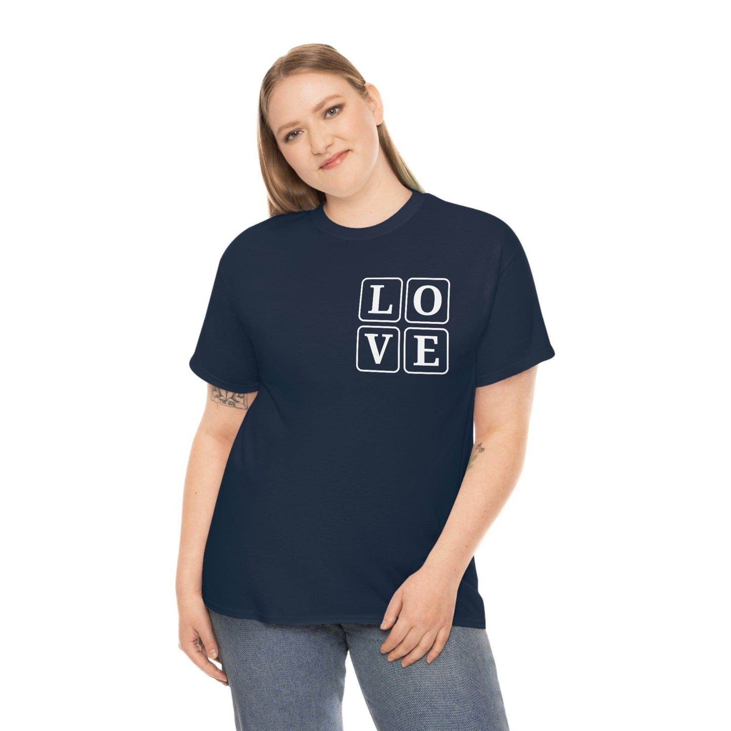 Love Square T-Shirt, - Giftsmojo