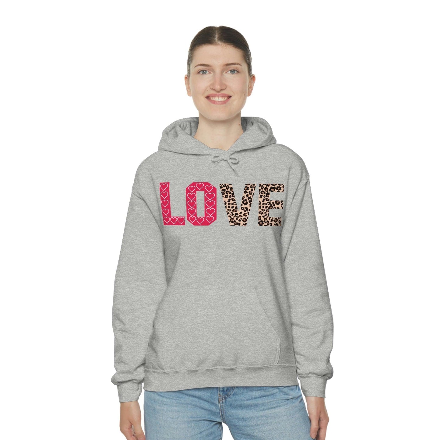 Leopard print Hooded Sweatshirt