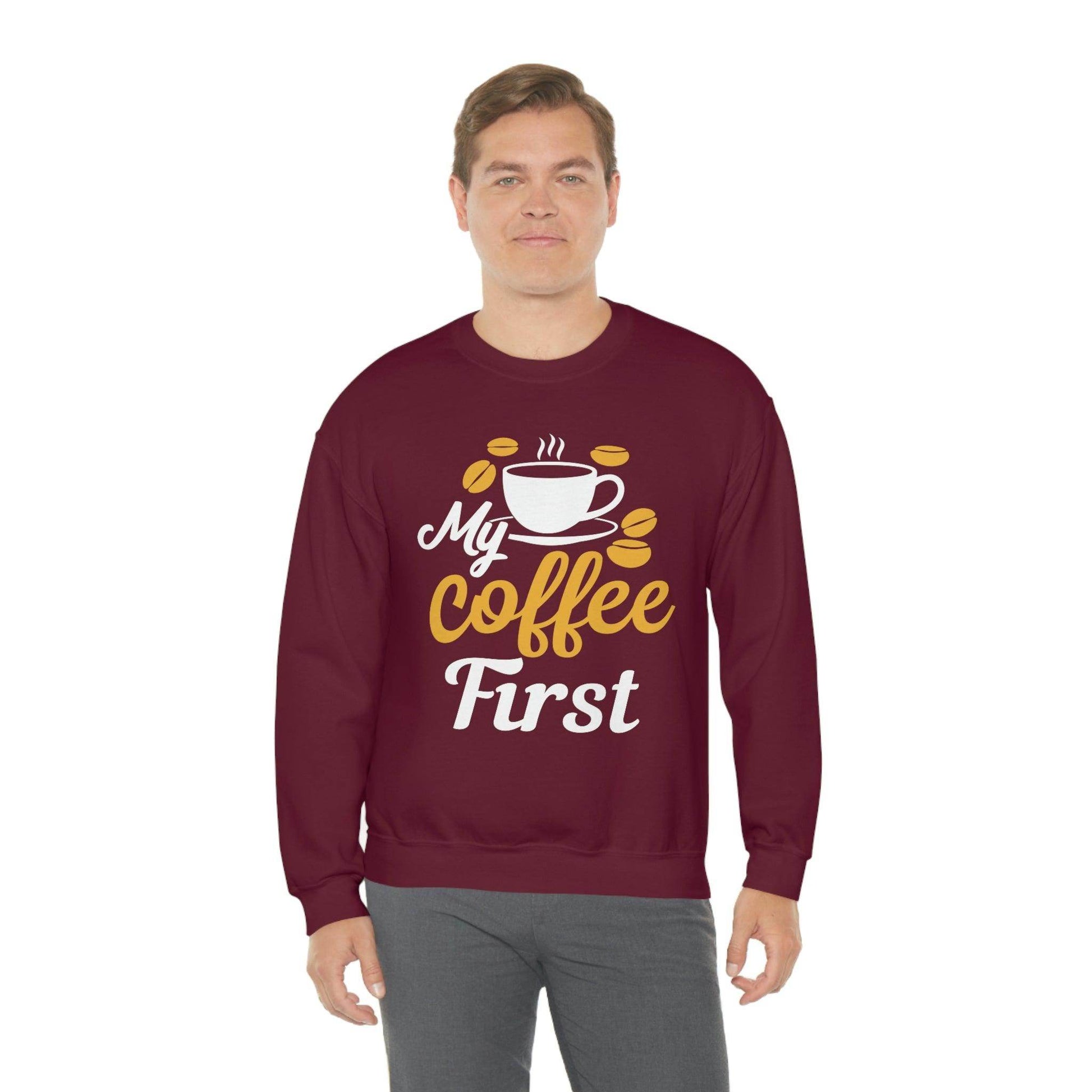 My Coffee First Sweatshirt - Giftsmojo