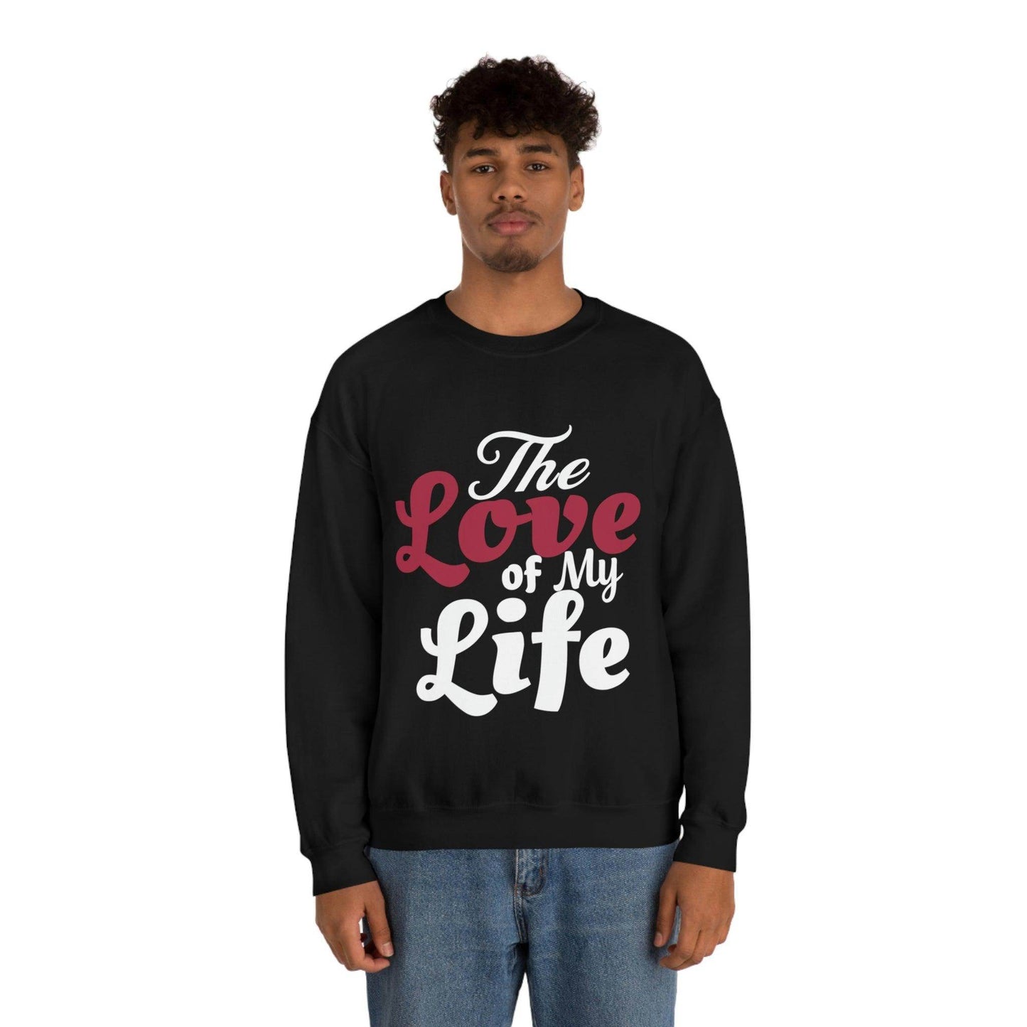 Love Sweatshirt, Love Shirt, Gift For Fiance, Newlywed Gift, Gift For Wife, Engagement Shirt,The Love of My Life, Valentine's day gift - Giftsmojo