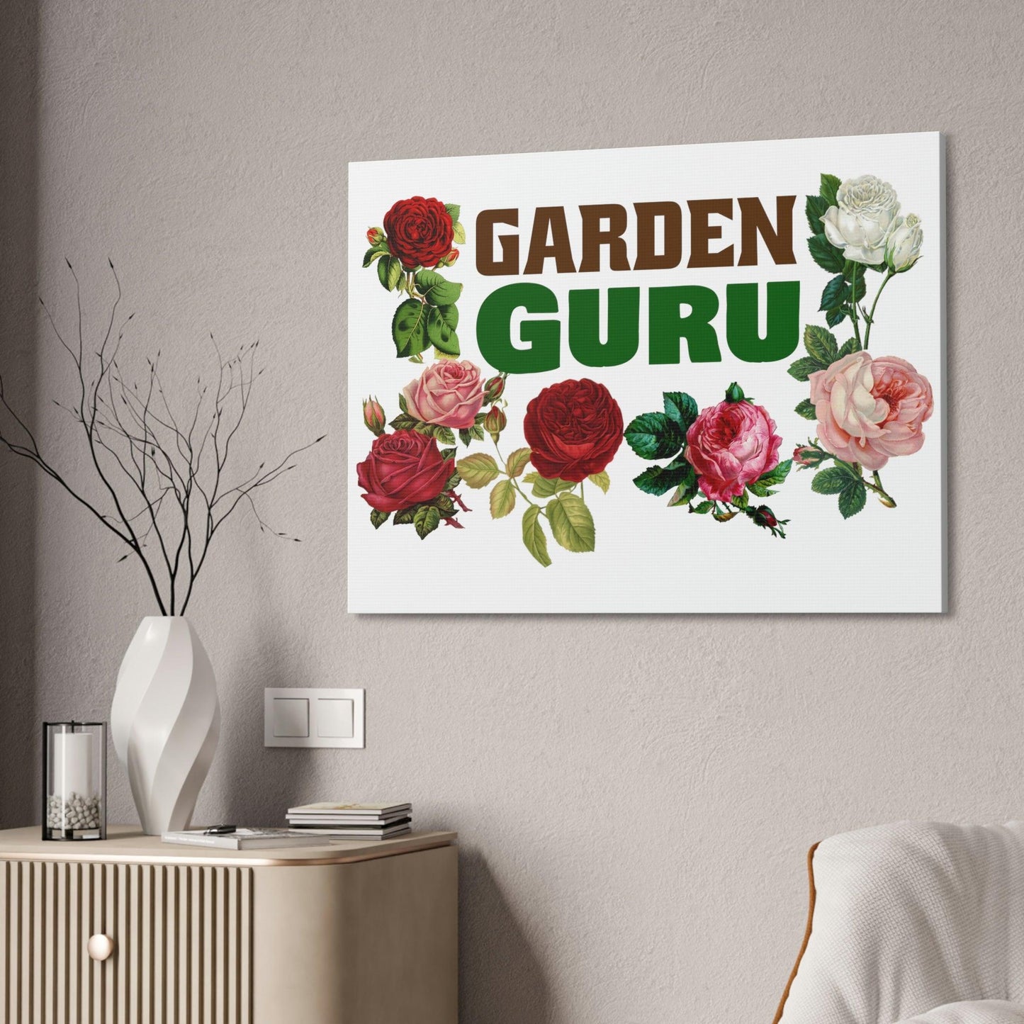 Garden Guru Canvas - Garden wall arts, gift for garden lovers - Giftsmojo