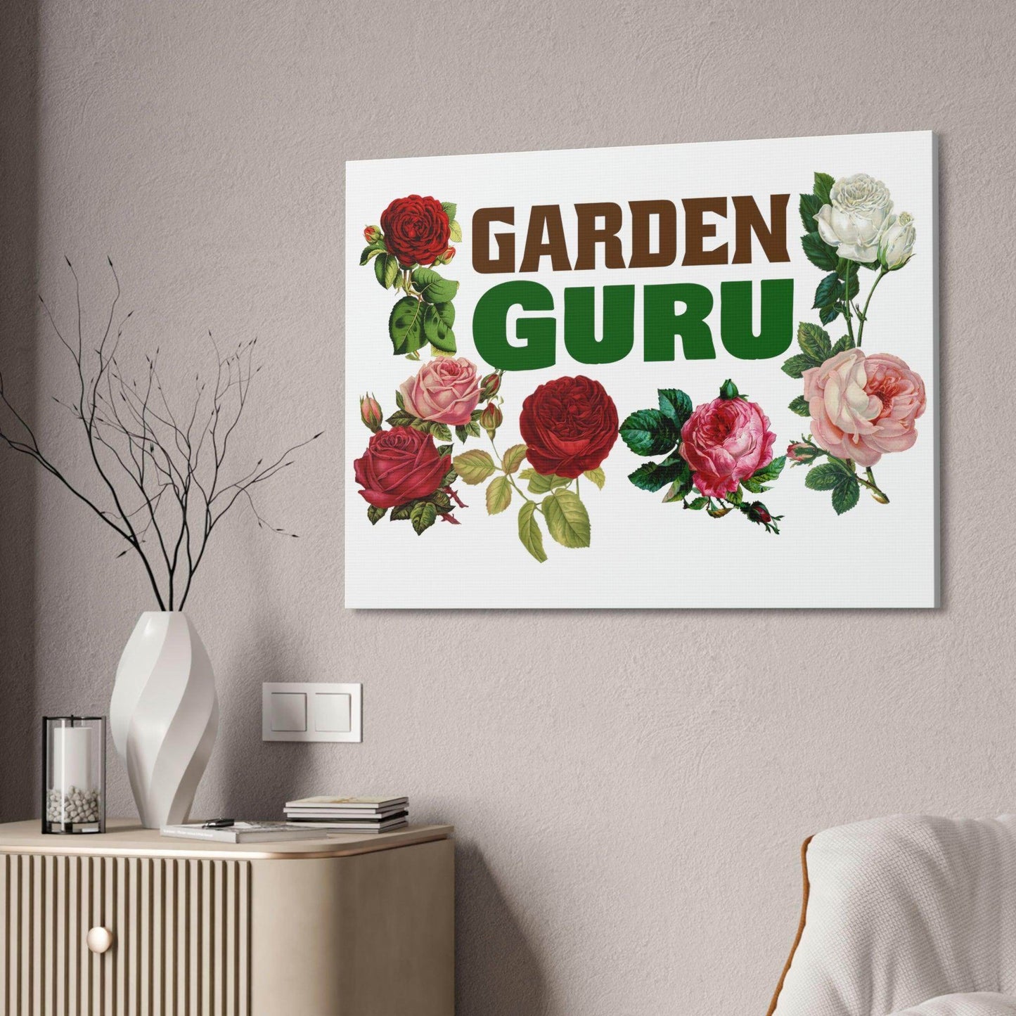 Garden Guru Canvas - Garden wall arts, gift for garden lovers - Giftsmojo