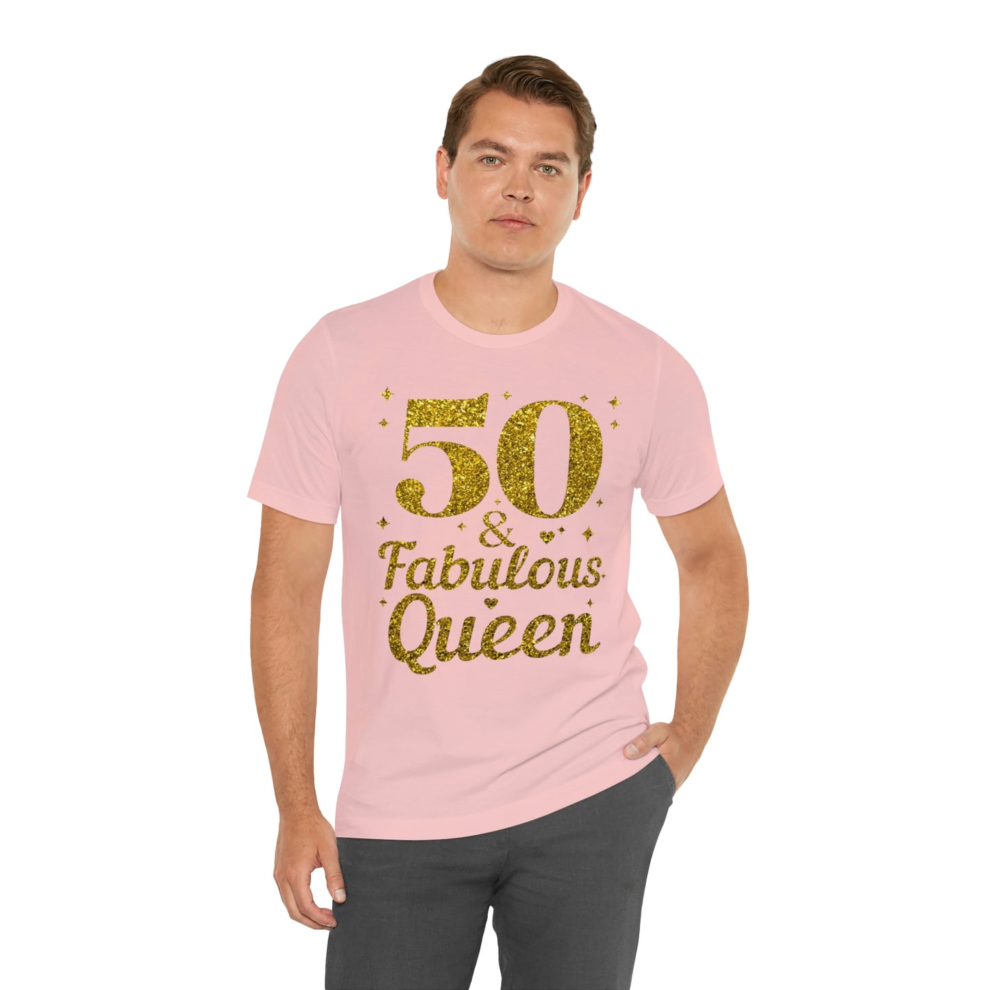 Funny 50th birthday Shirt 50 and Fabulous Queen shirt