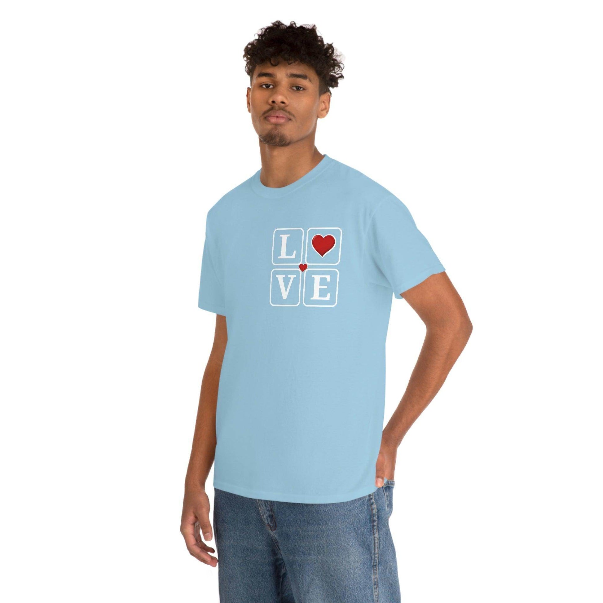 Love square Hearts T-shirt - Giftsmojo
