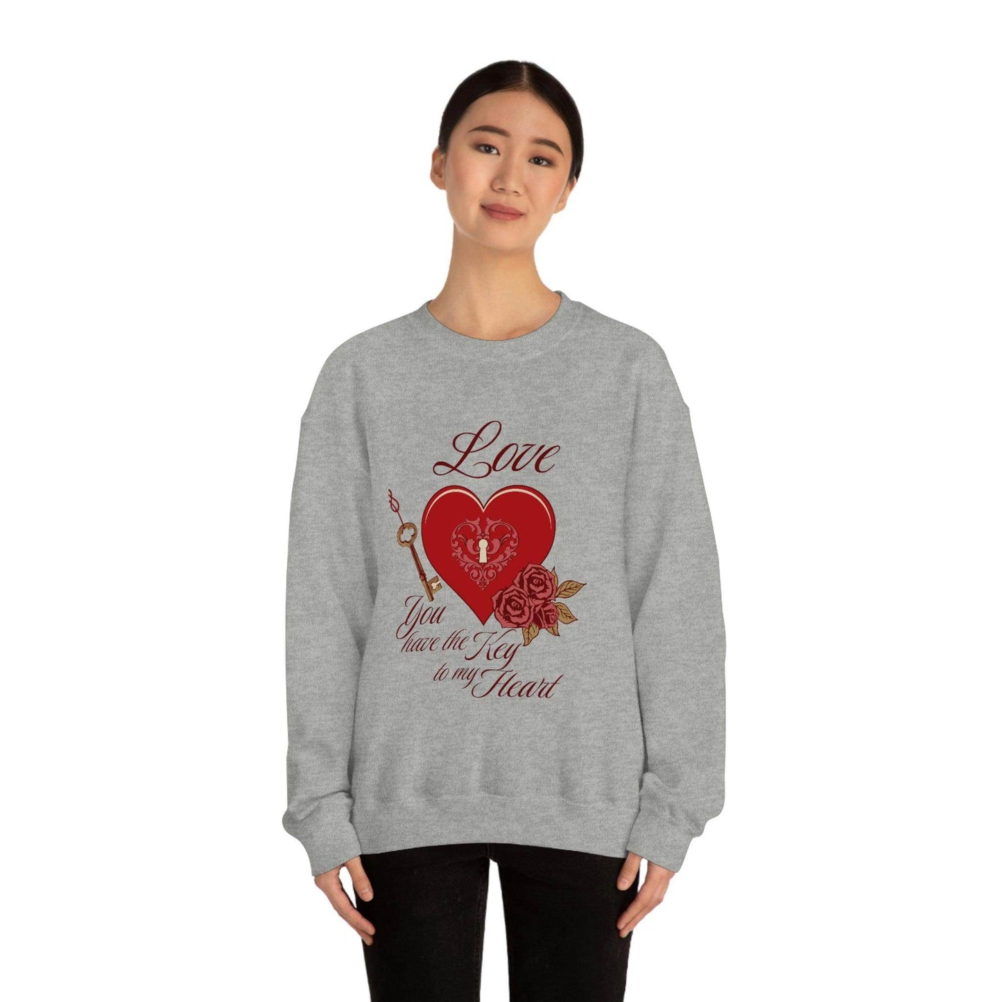 Love you have the key to my heart Sweatshirt - Giftsmojo