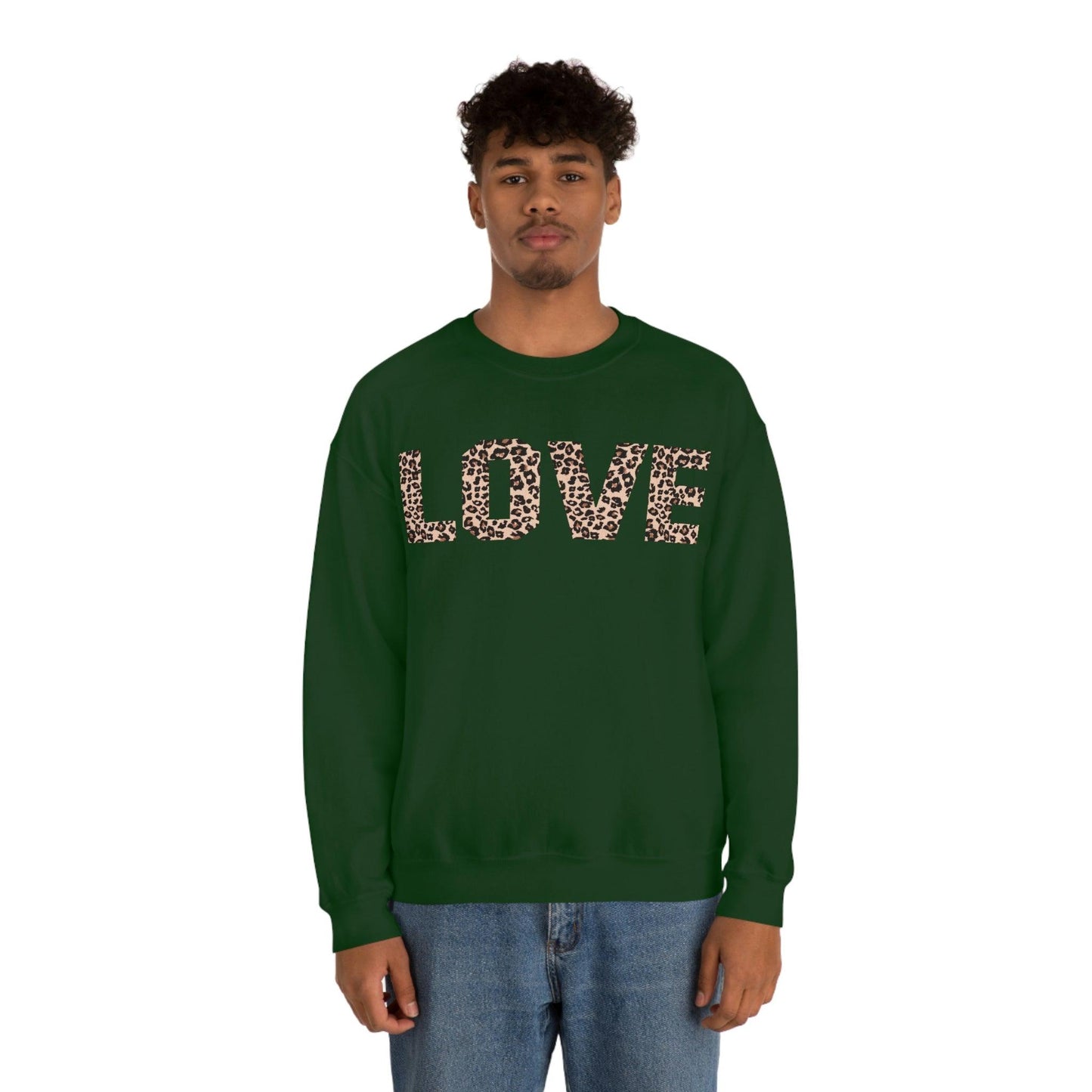 Leopard print love Sweatshirt