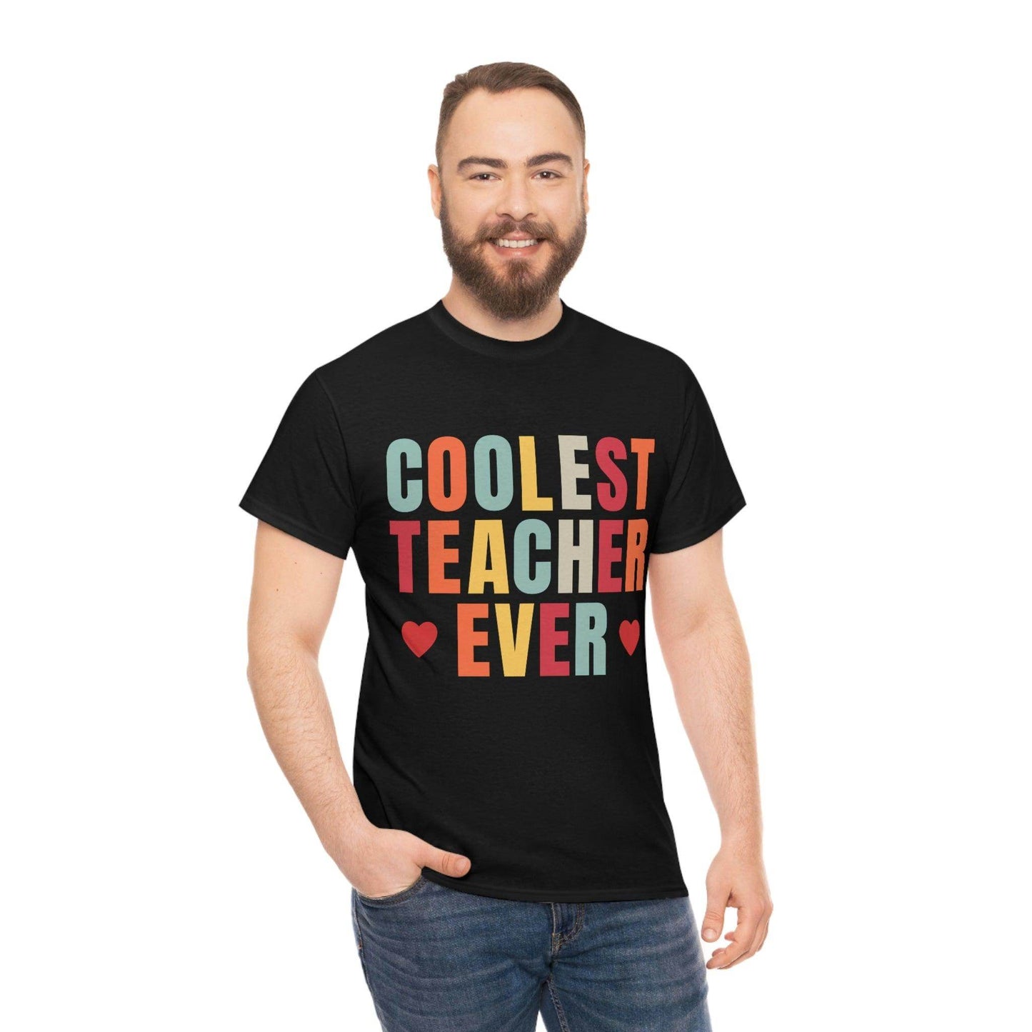 Coolest Teacher Ever T-Shirt - teacher gift - teacher appreciation - Giftsmojo