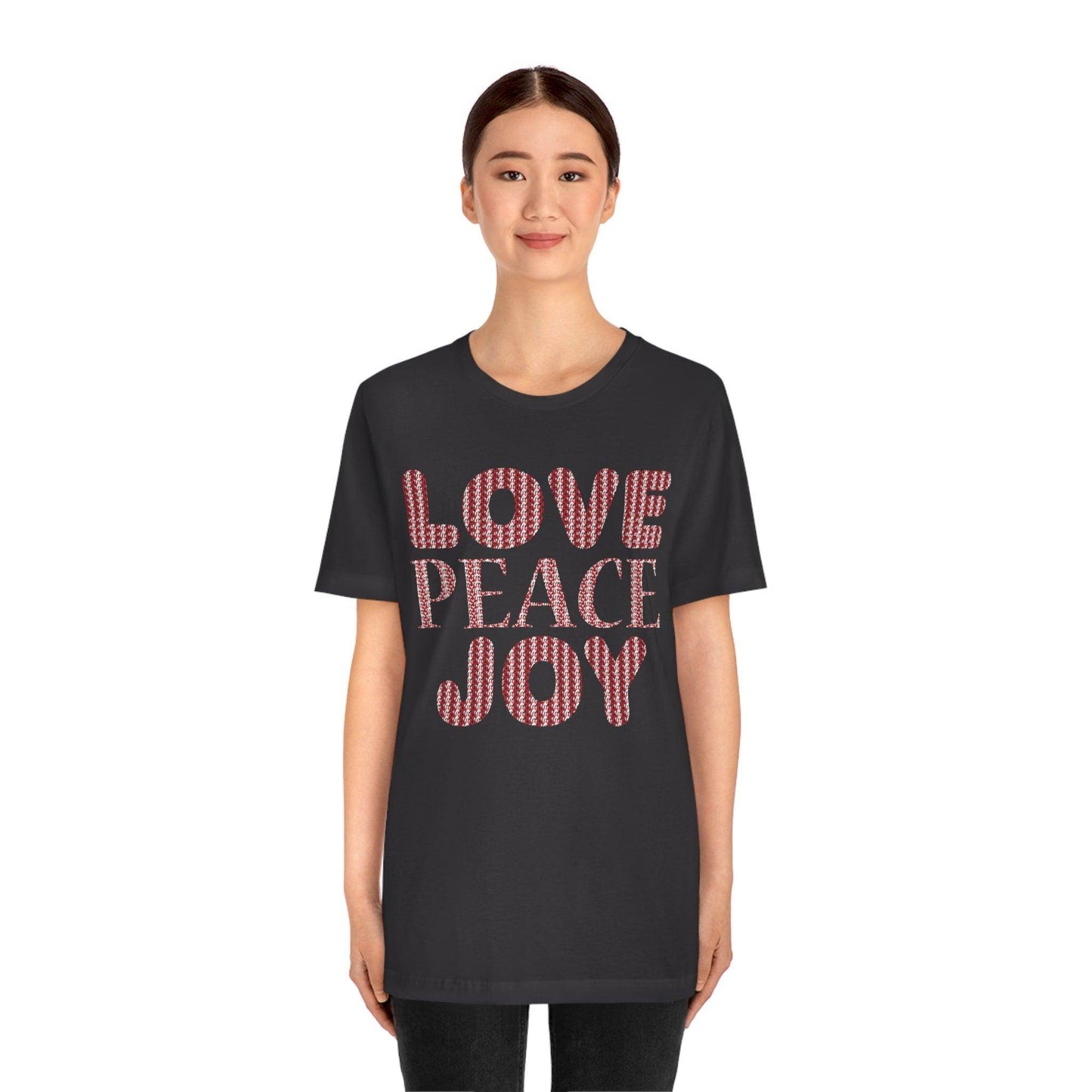love peace joy Tee - Giftsmojo