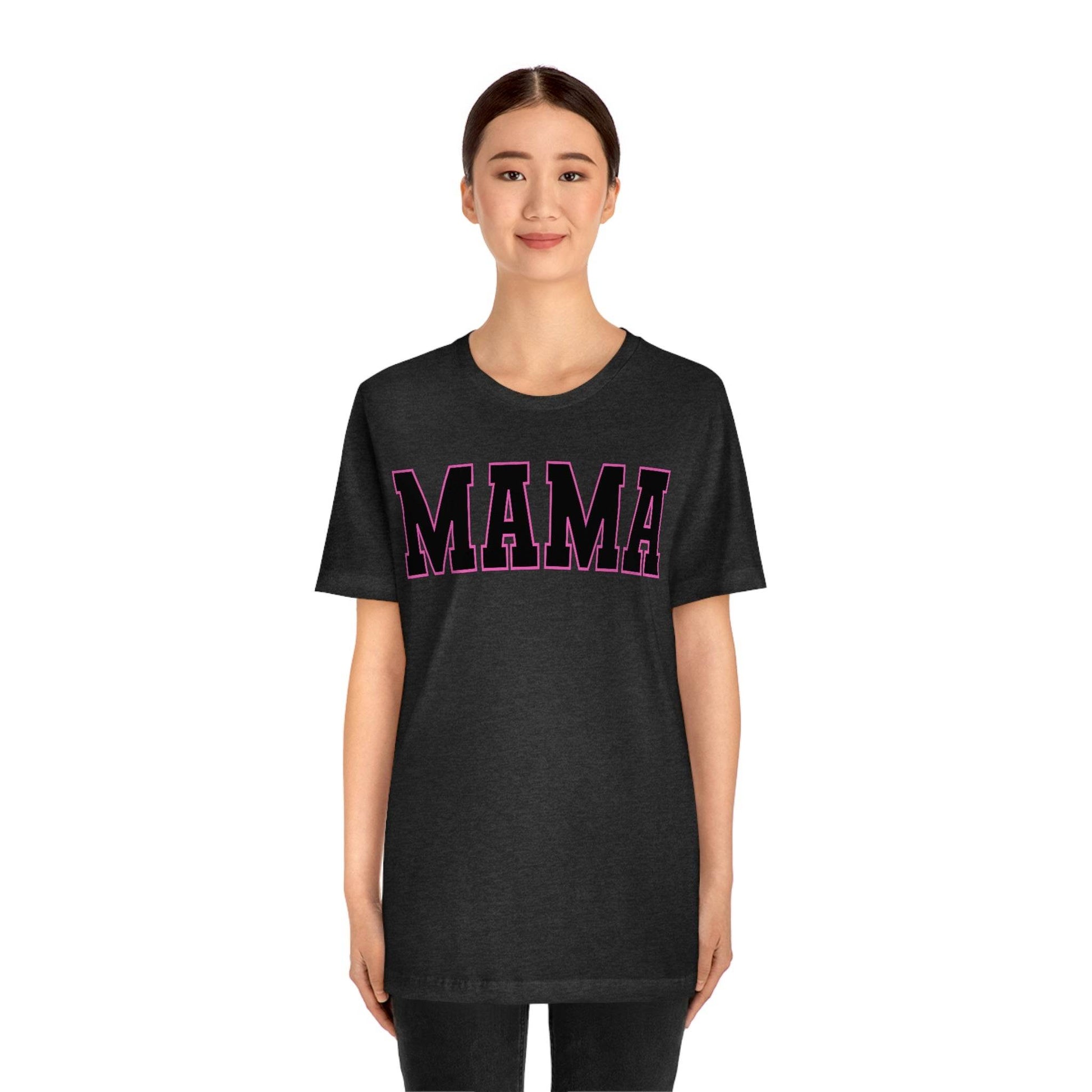 Cute Mama shirt mom shirt gift for her - mothers day shirt mothers day gift mom life shirt - retro mama shirt boy mama shirt mama t-shirt - Giftsmojo