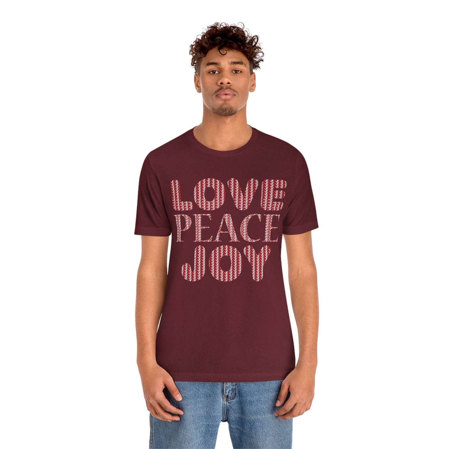 love peace joy Tee - Giftsmojo