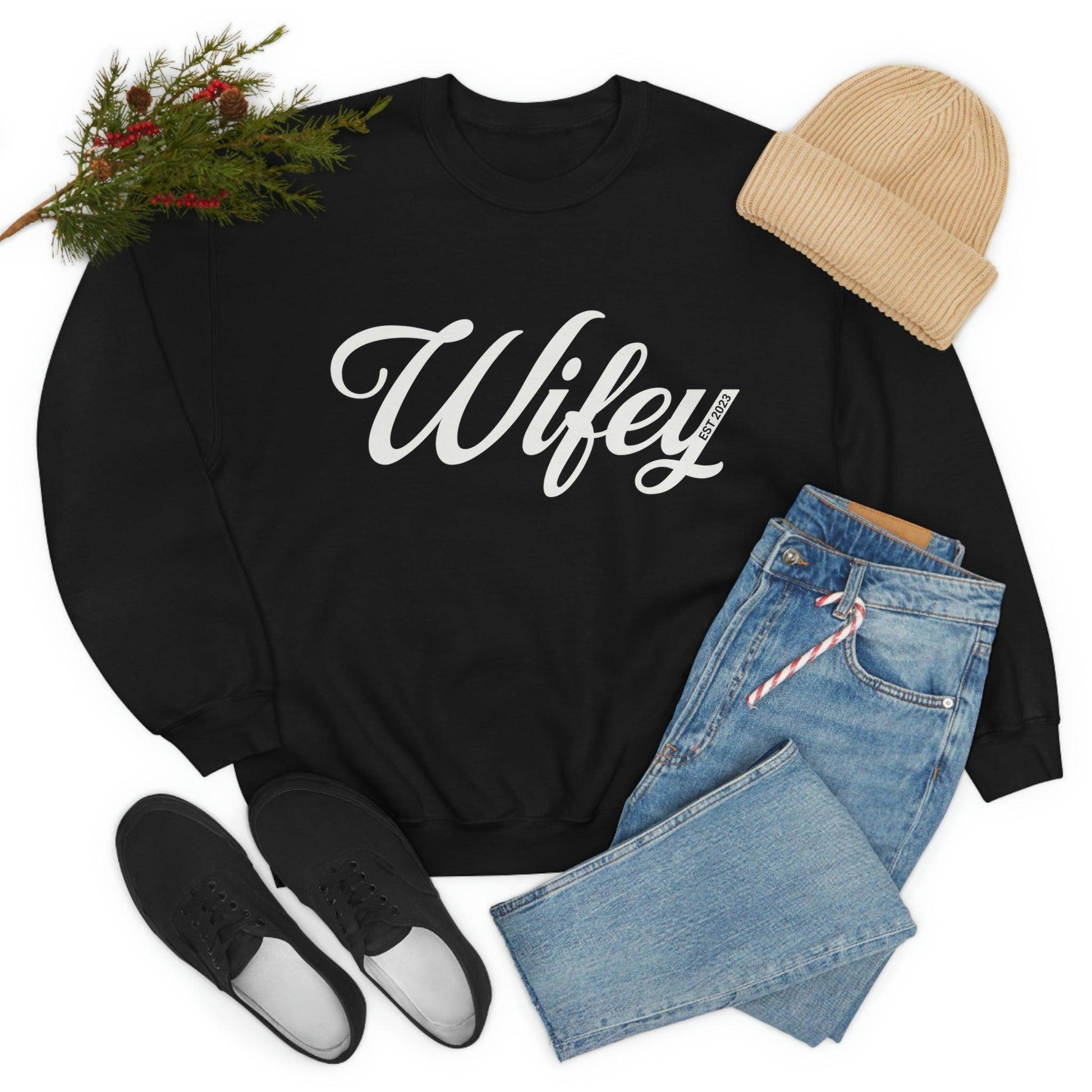 Wifey Sweatshirt - Giftsmojo