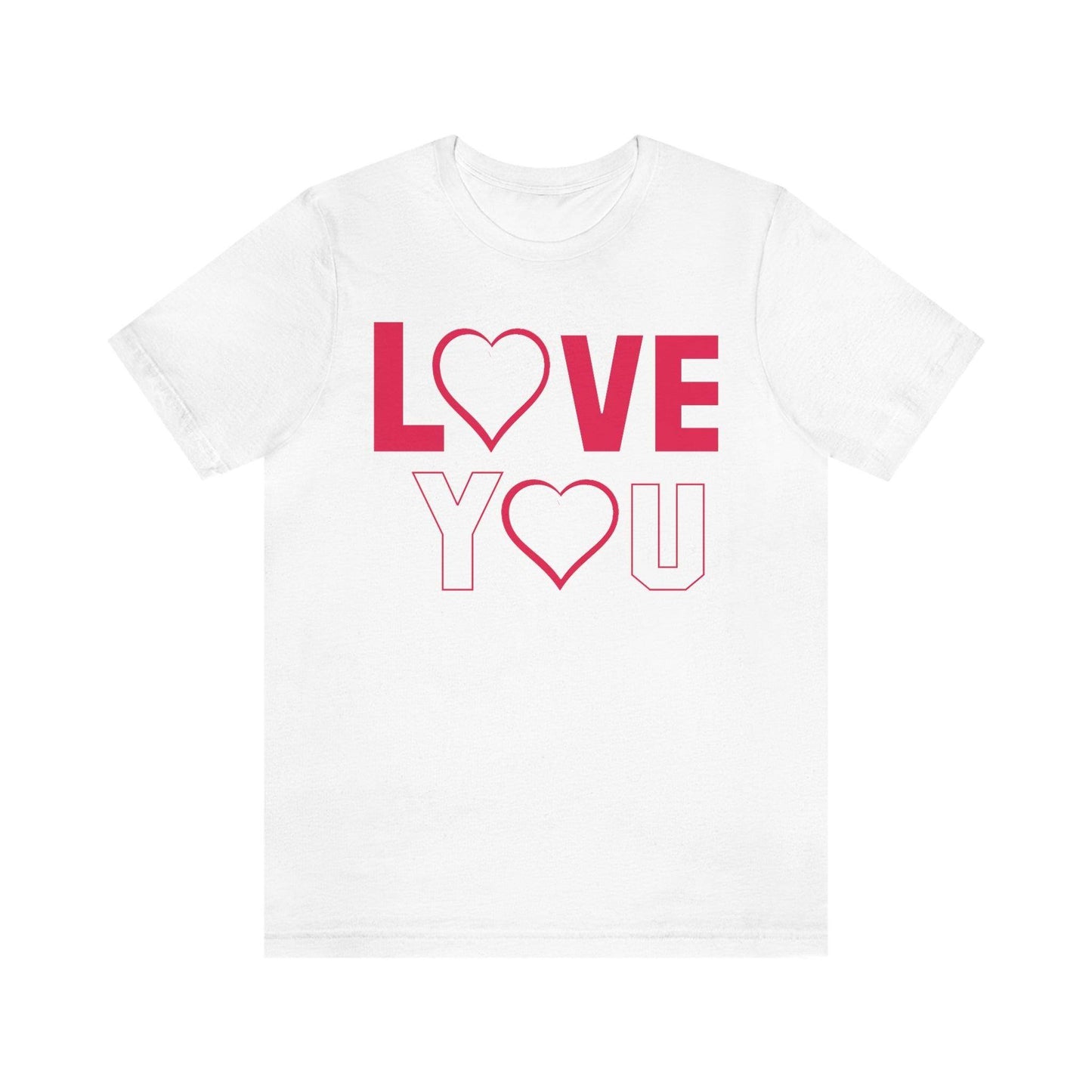 love you heart Tee - Giftsmojo