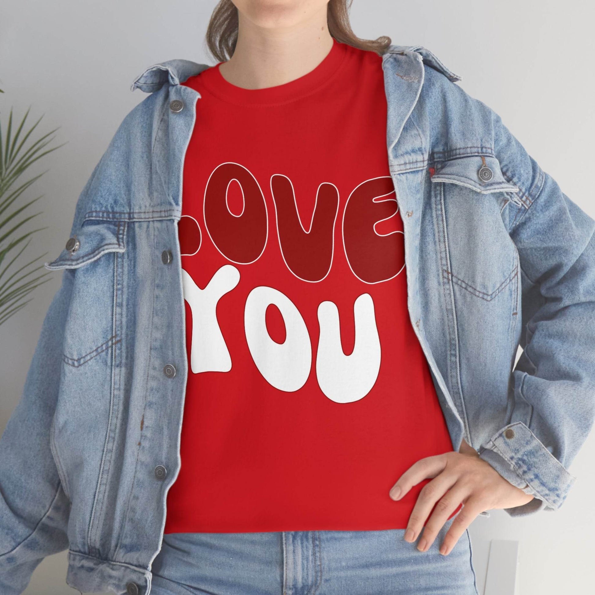 Love You Tee - Giftsmojo