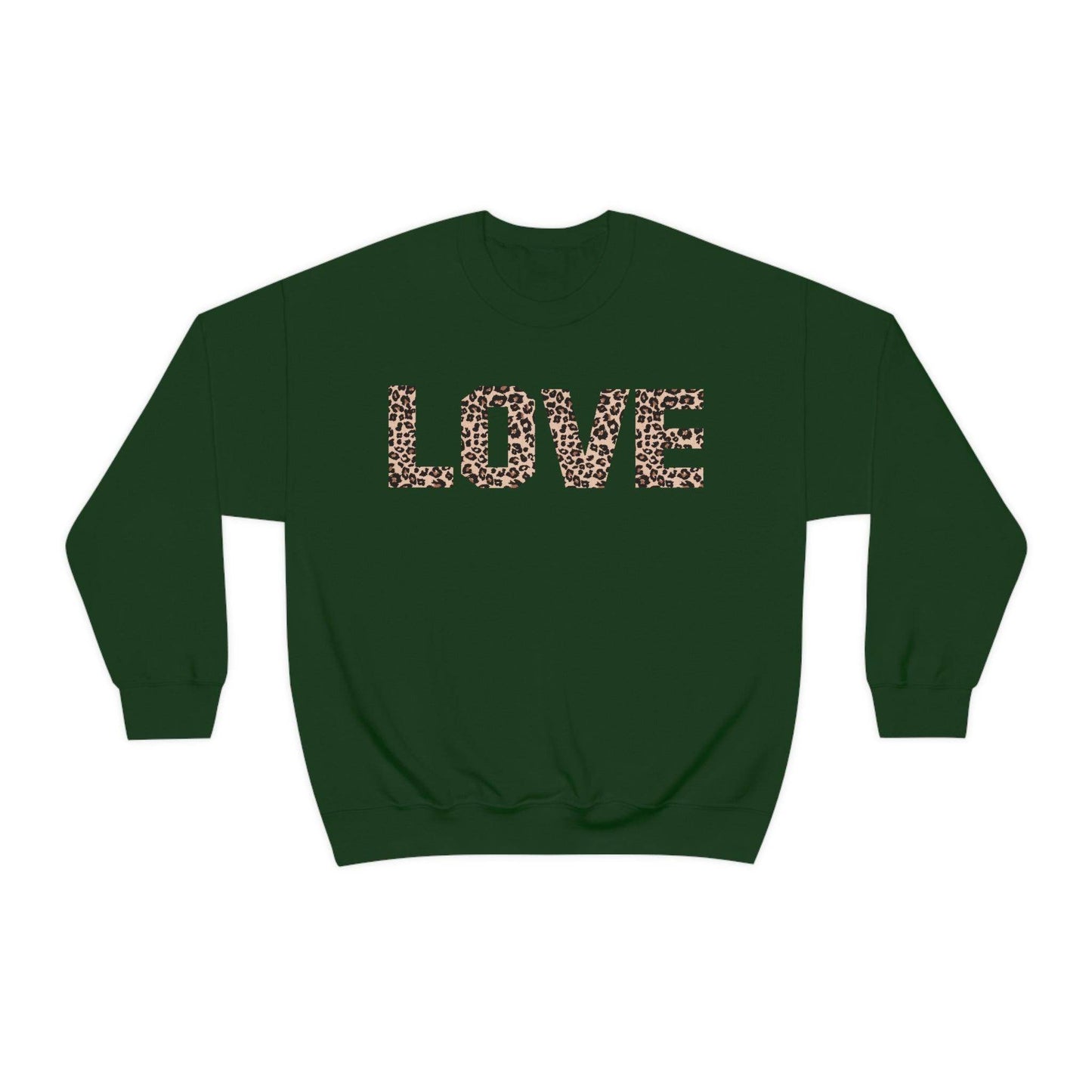 Leopard print love Sweatshirt - Giftsmojo
