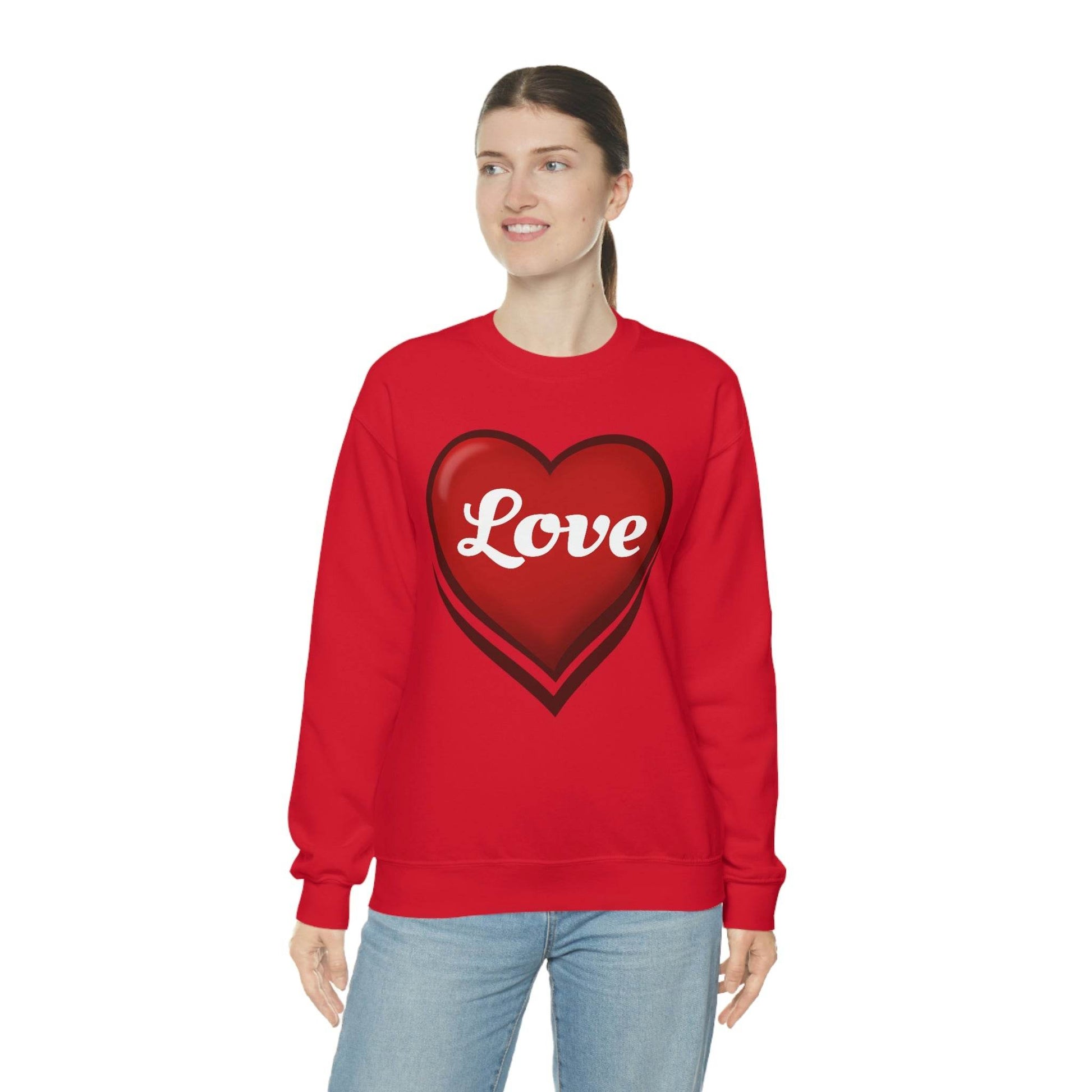 Love Sweatshirt, Valentine's Gift, - Giftsmojo